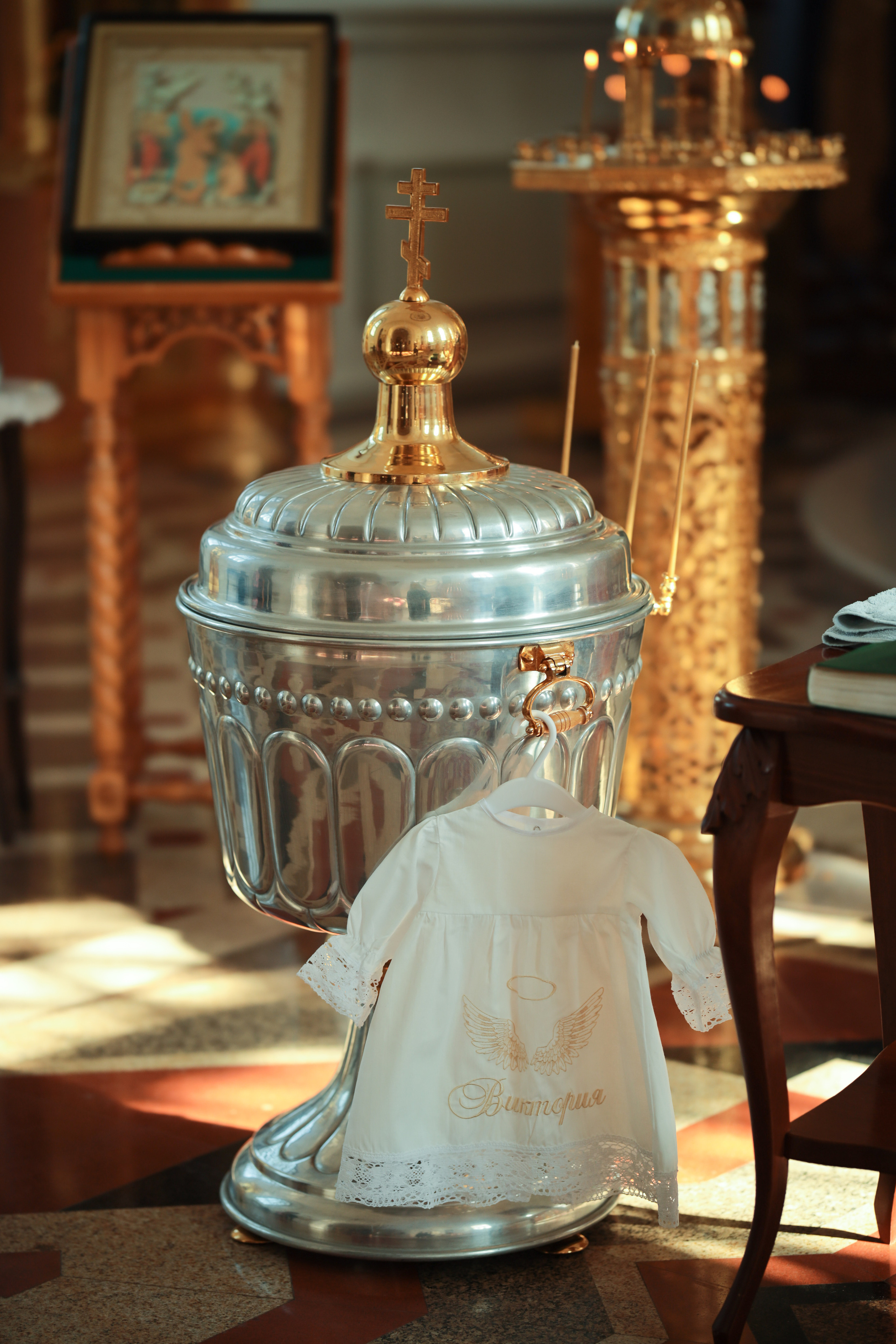 Крещение Виктории. Пухова Татьяна фотограф в Перми