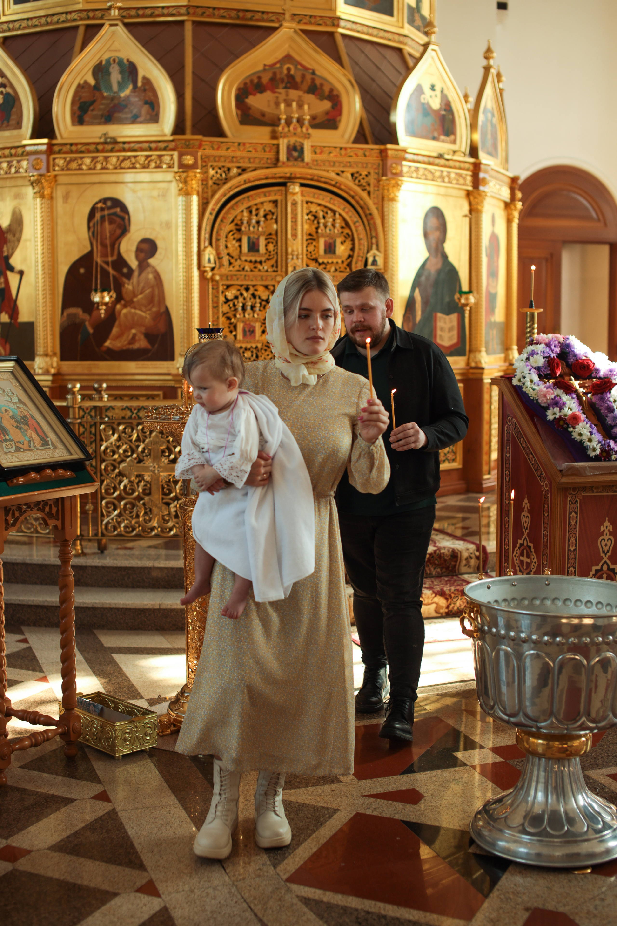 Крещение Виктории. Пухова Татьяна фотограф в Перми