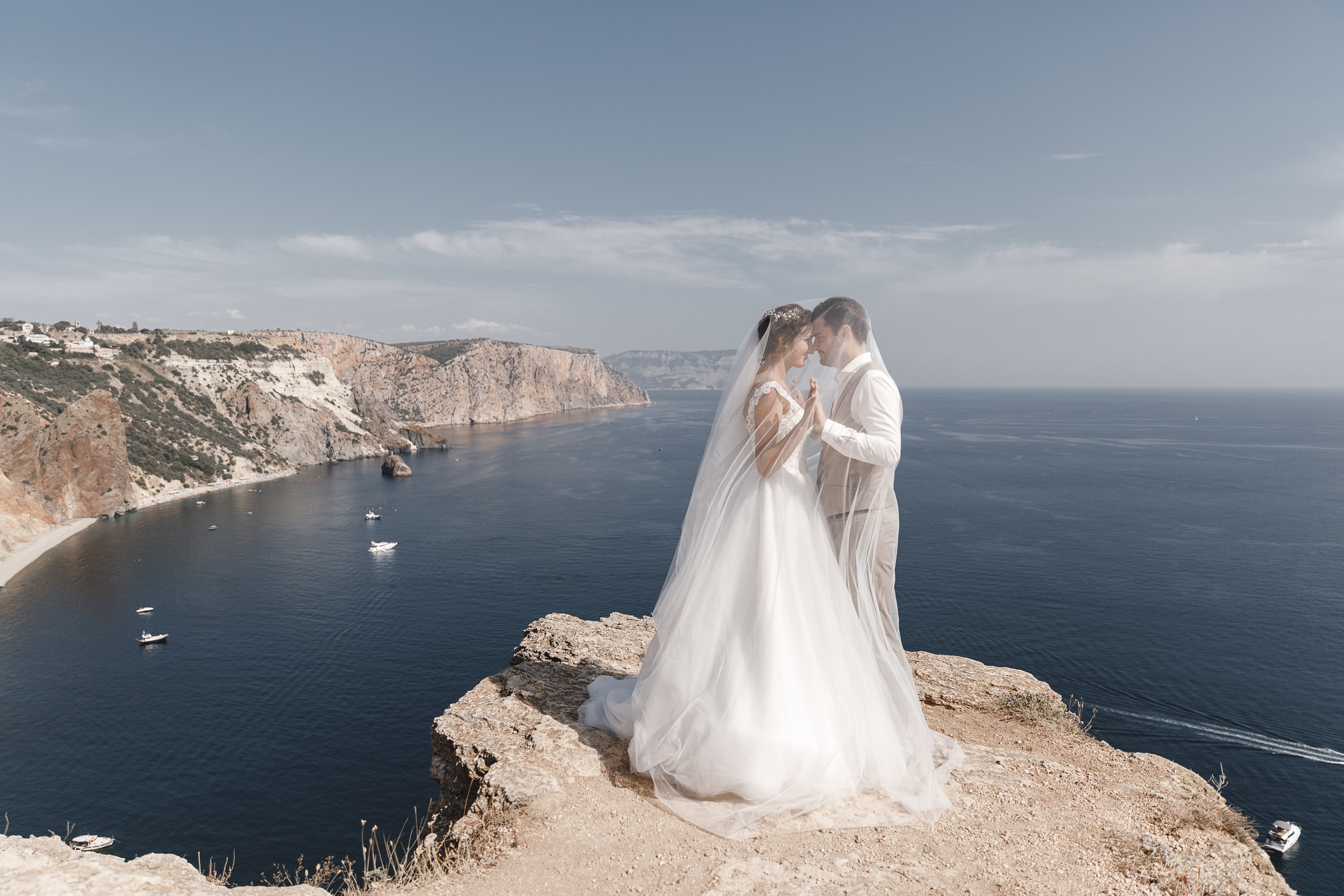 Свадебная съёмка в Ялте и ресторане Превысоков. Свадебный фотограф в Крыму и Севастополе — Белов Виталий