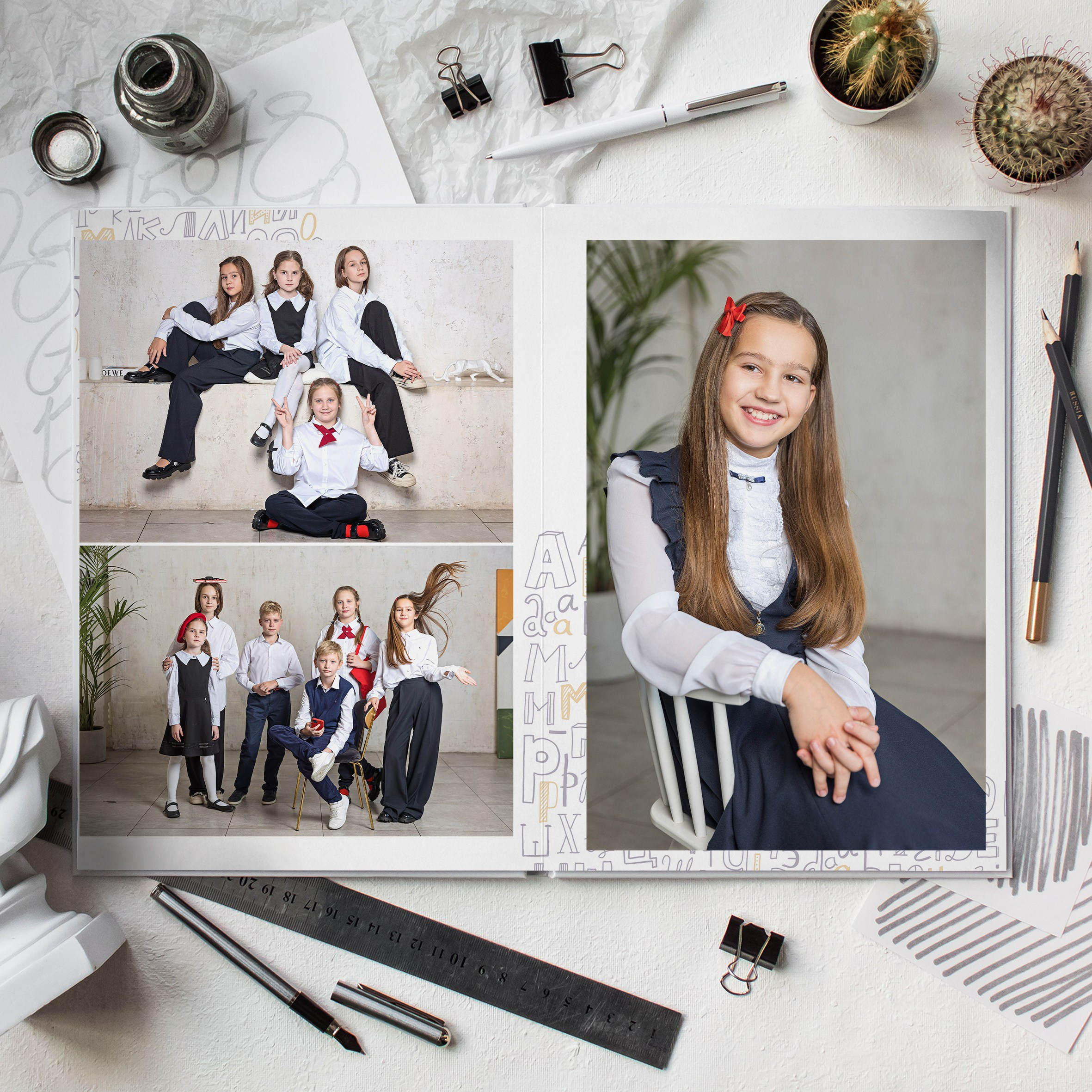 4 индивидуальный альбом. Школьный фотограф в Москве Семенова Ирина