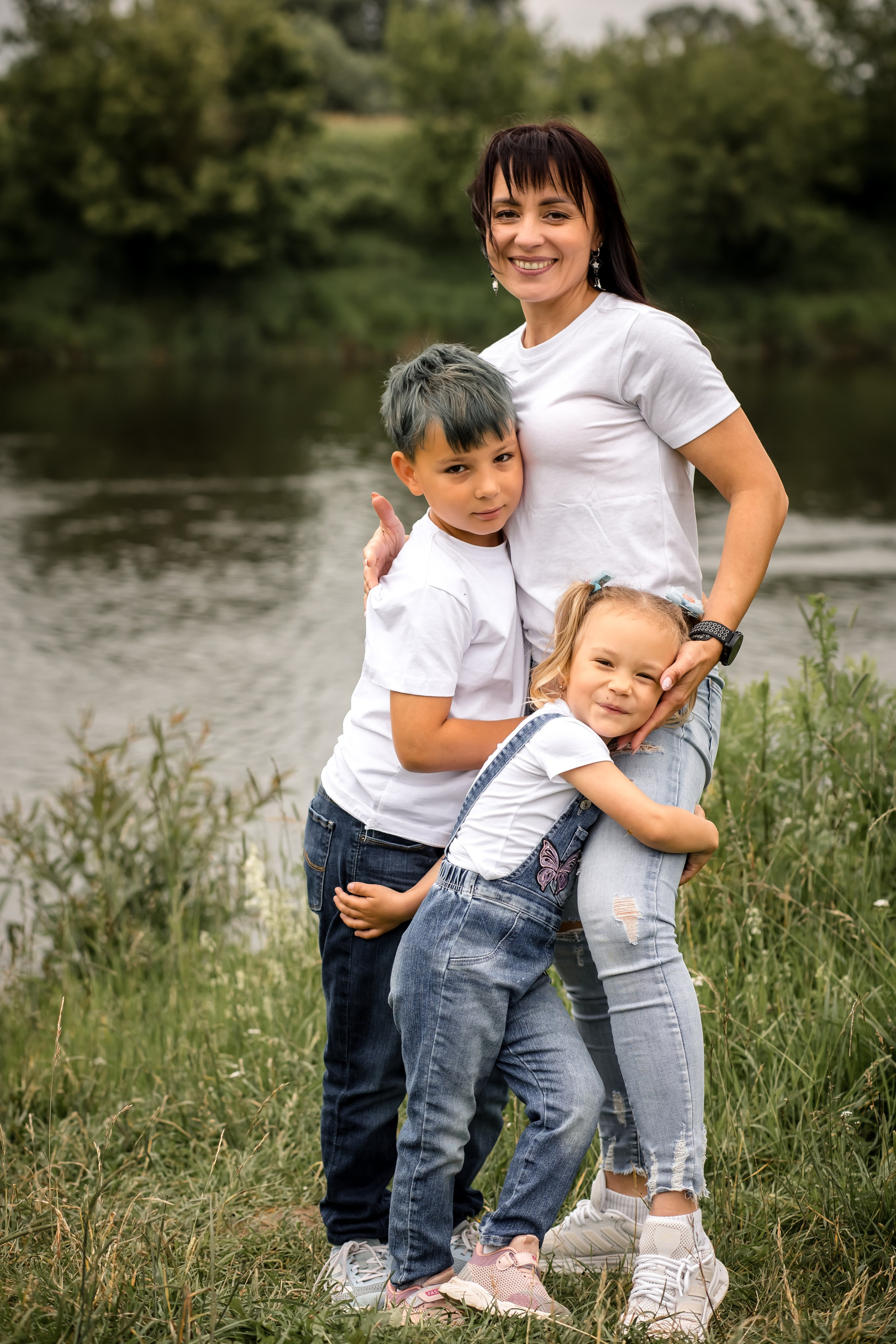 Катя с детками