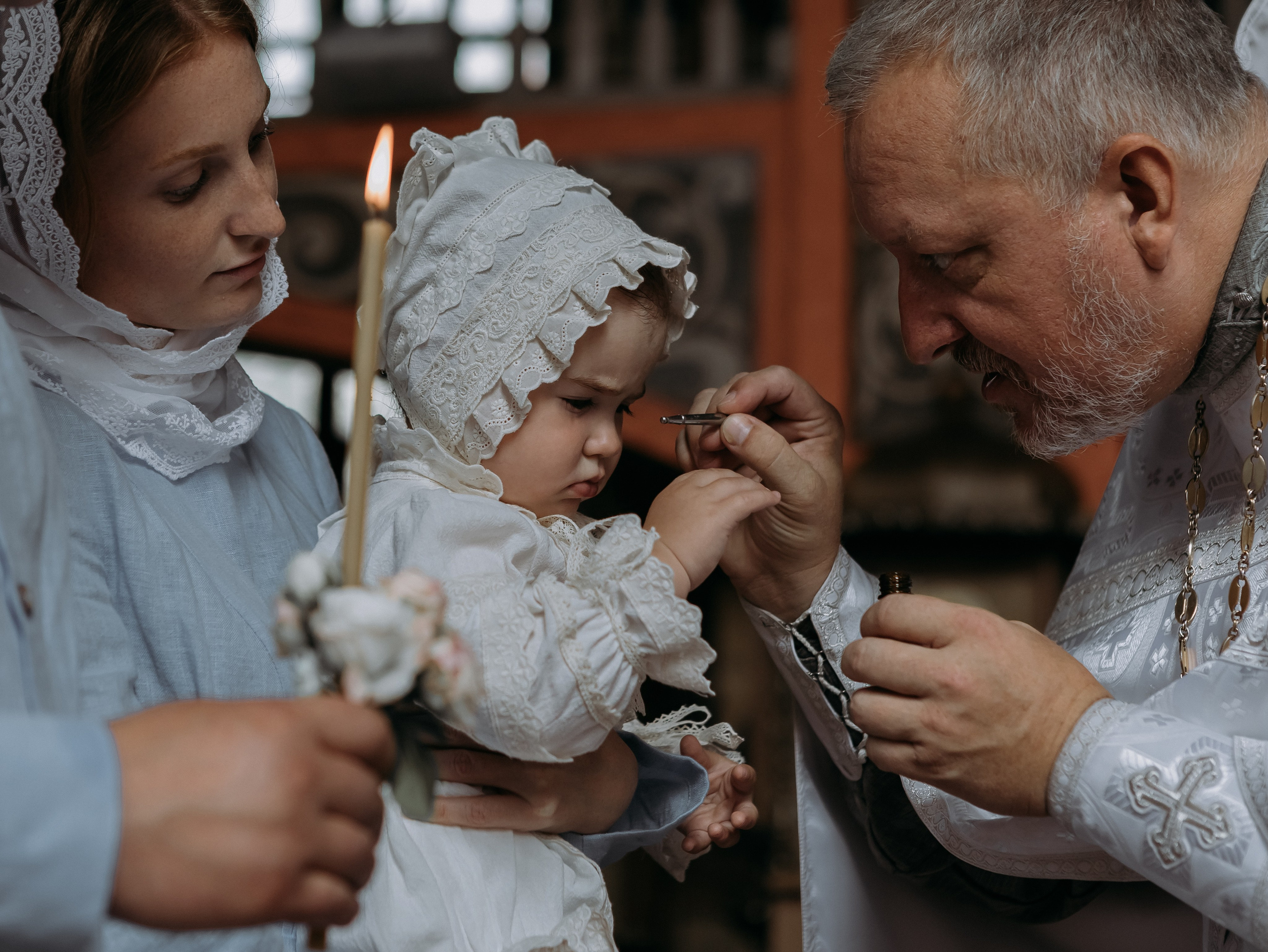 Таинство Крещения Пелагиеи. Фотограф семейный, Венчания Крещения Пятигорск Новопавловск КМВ