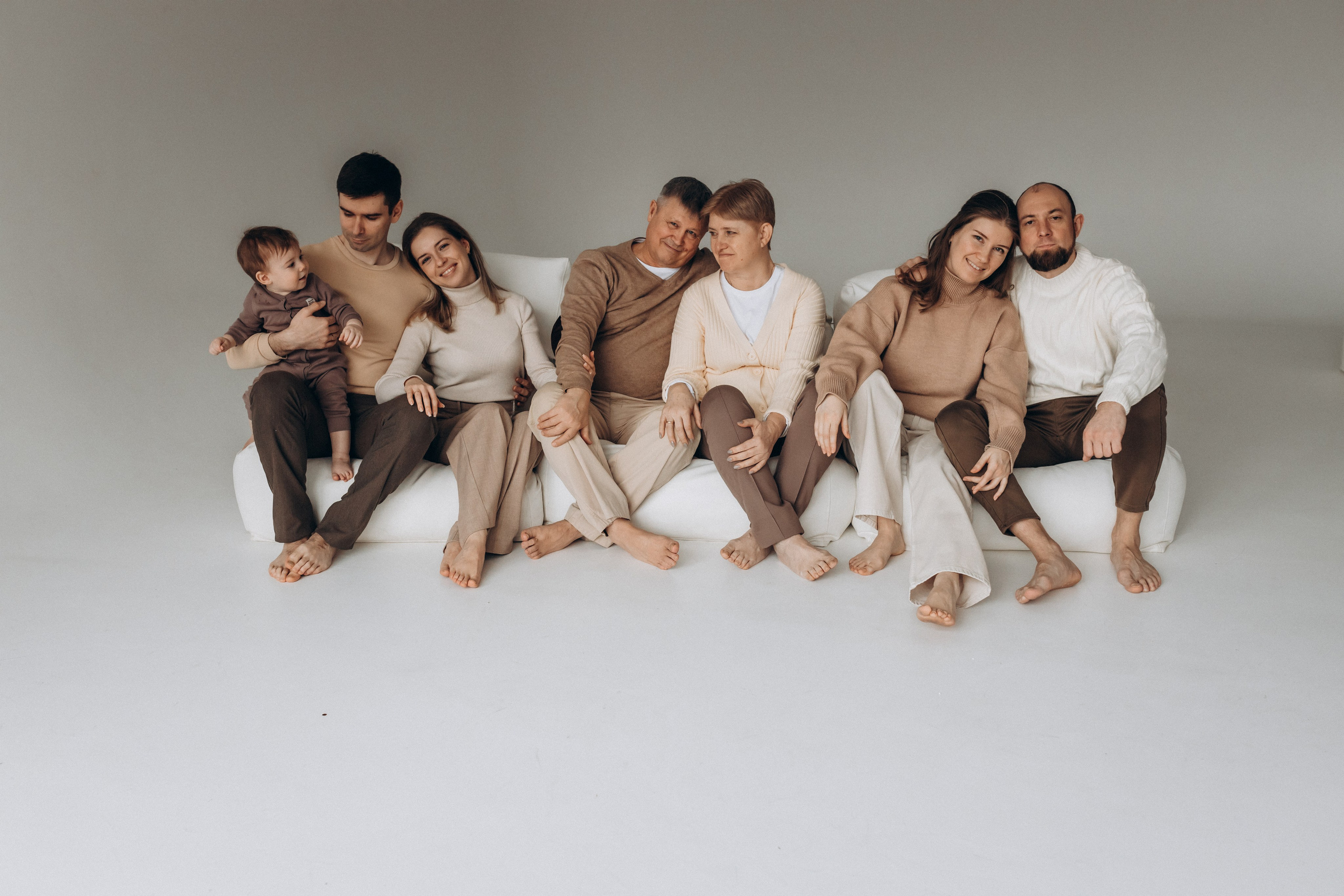 Большая семья. Семейный и женский фотограф в Москве Коновалова Олеся