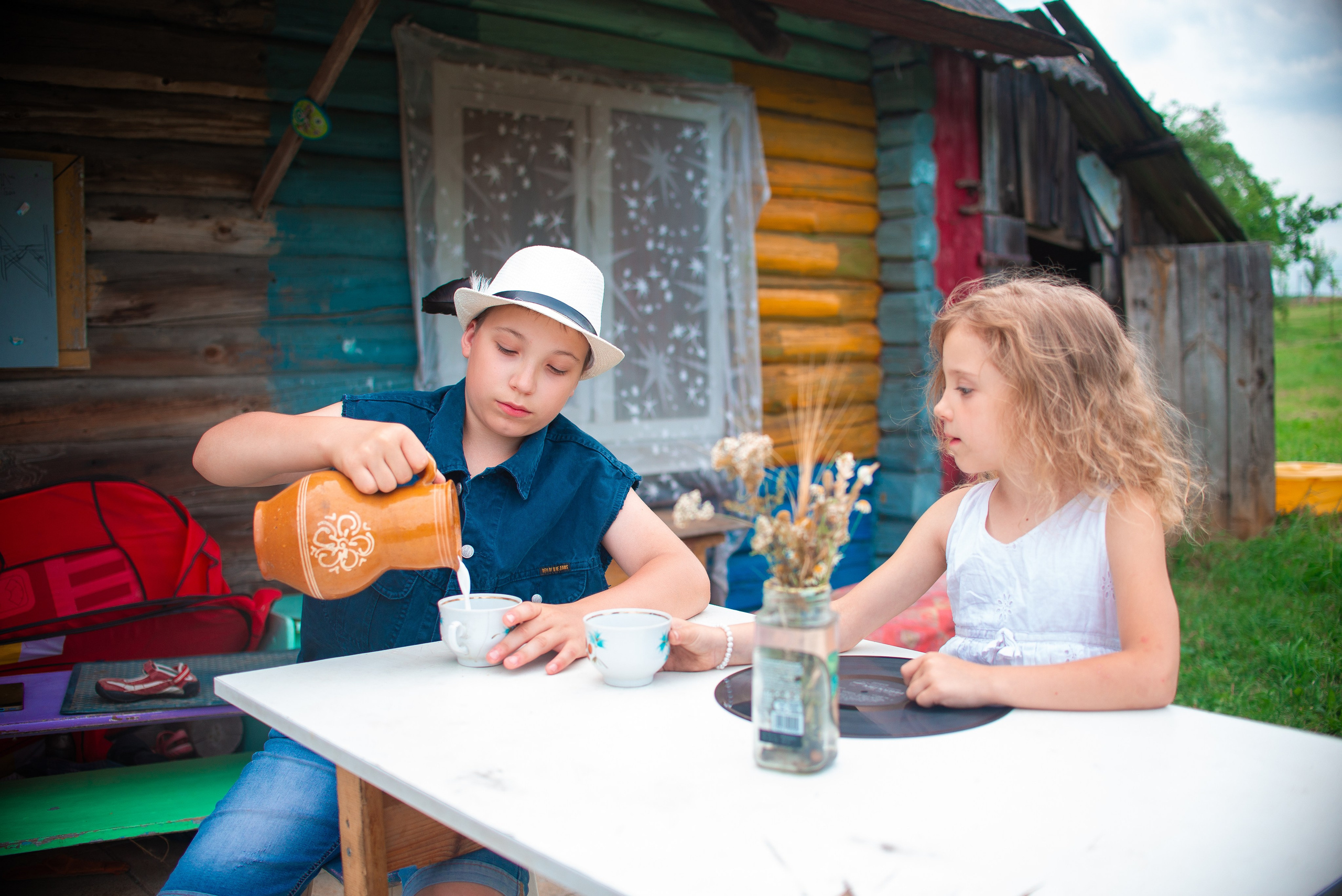 Деревенская история. Семейный фотограф на выписку из роддома и крещение Минск Настя Гришук