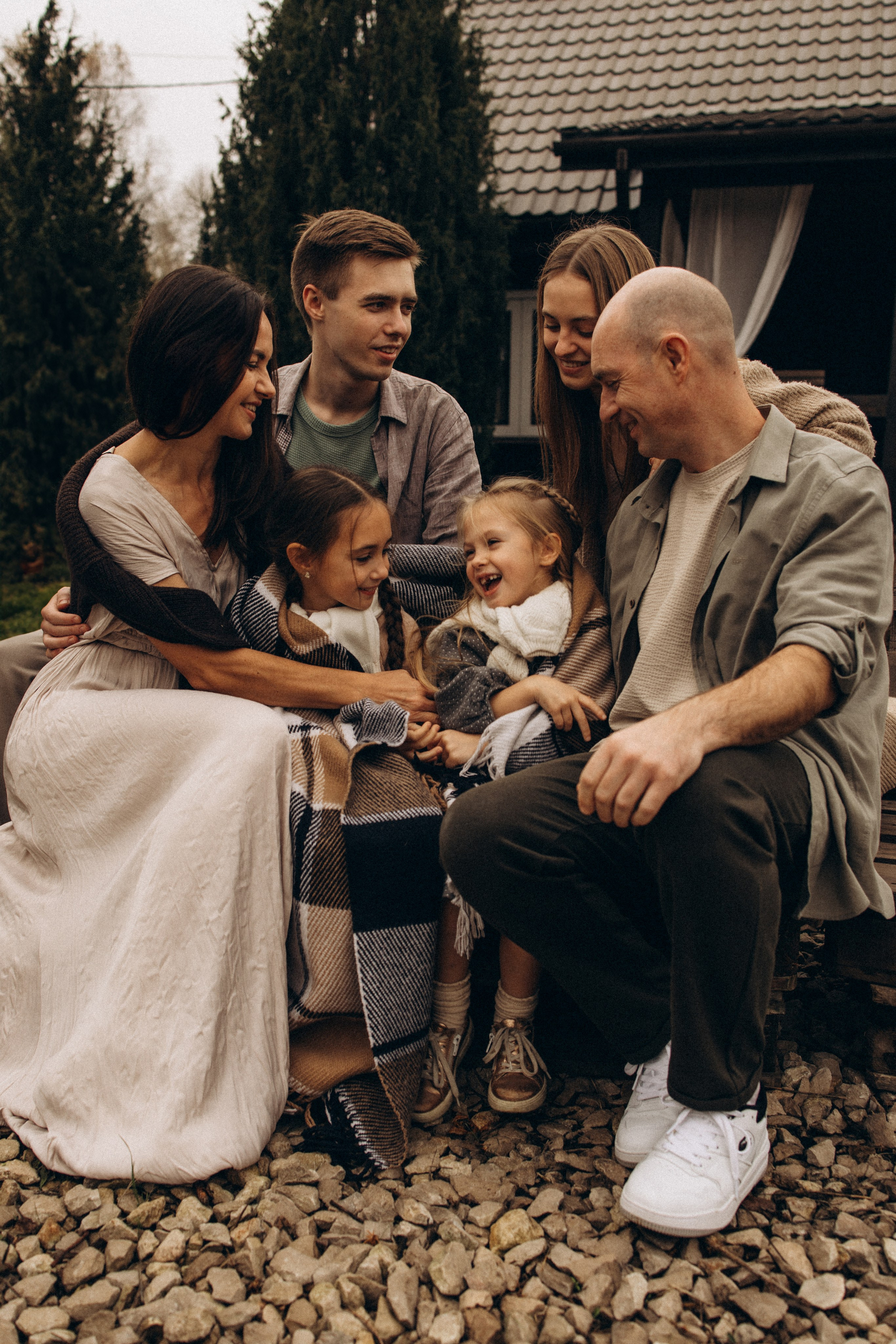 Юлия, Виктор, Саша, Настя, Ксюша и Аленка. Фотограф В Москве и Подольске Лена Иванова