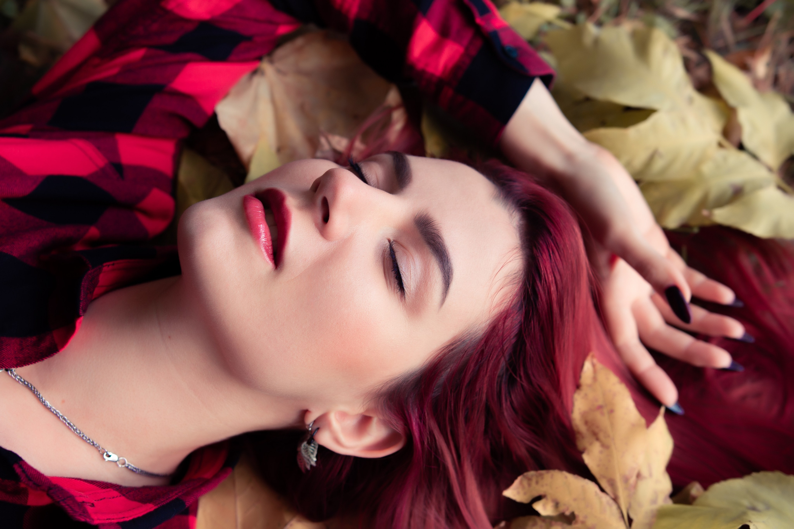 Осенняя фотосессия в лесу прогулка