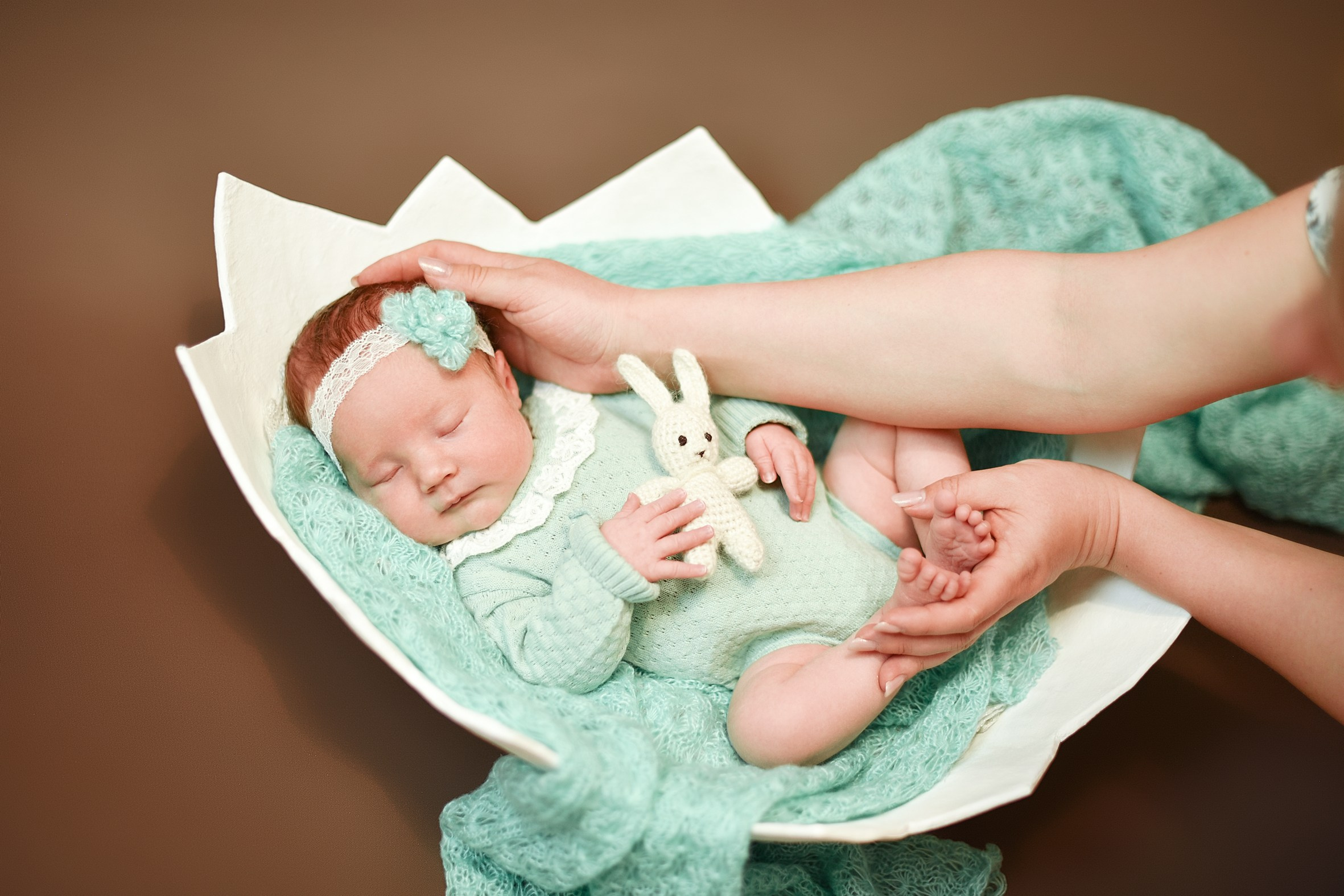 Машенька 18 дней. Фотограф беременности и новорожденных малышей Анастасия Никитина