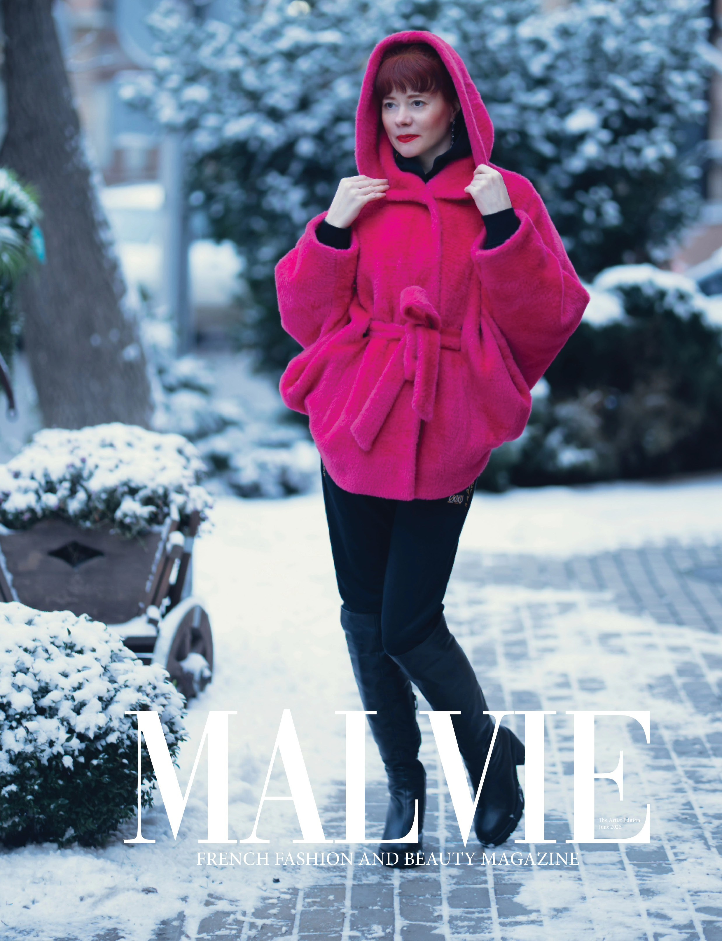 Model Malvie, French magazine. Светлана Фатьянова