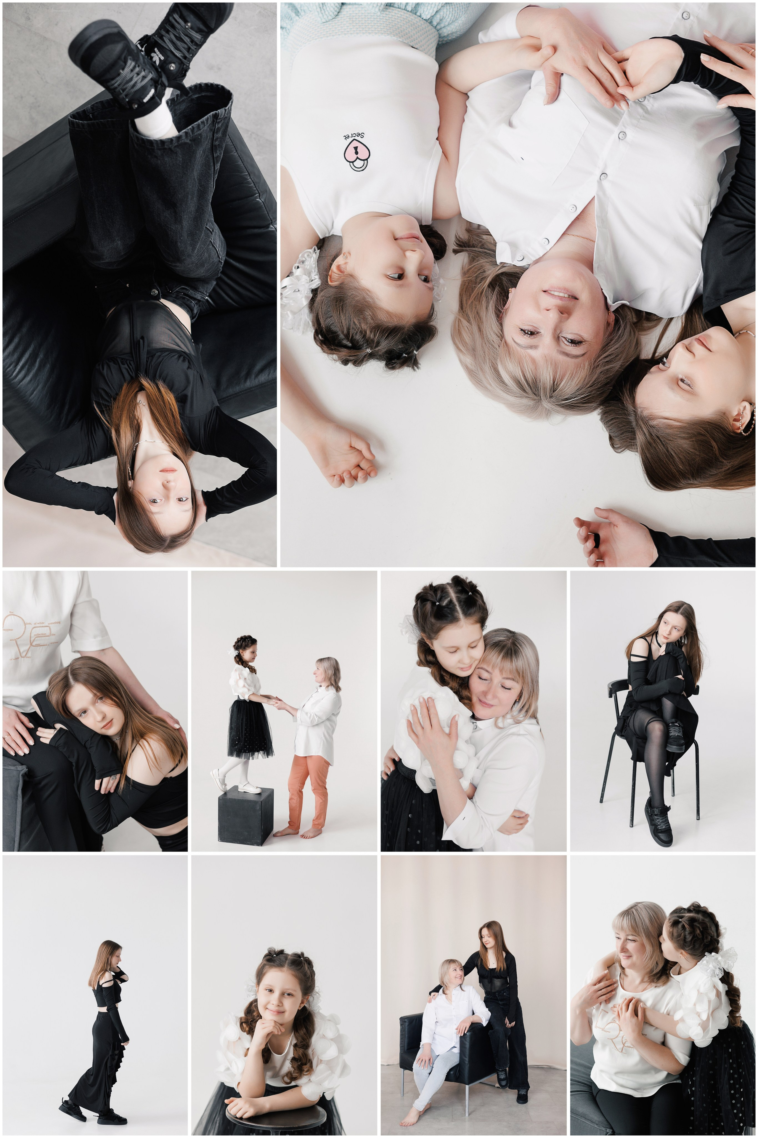 Семейная фотосессия в фотостудии и на природе в Твери. Свадебный и семейный фотограф в Твери и Тверской области