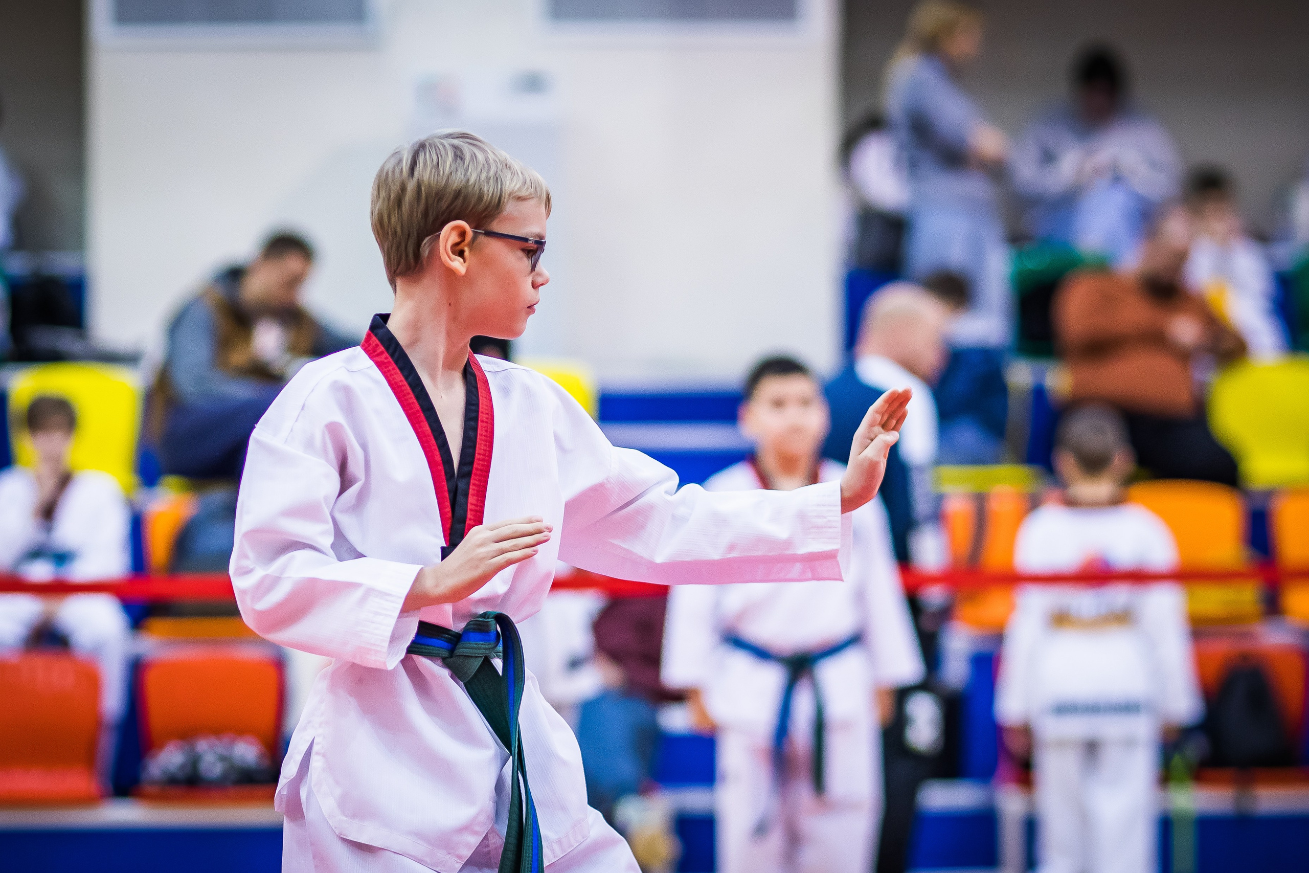 Турнир Федерации детского тхэквондо России по дисциплине ПХУМСЭ. Спортивный фотограф Максим Серегин