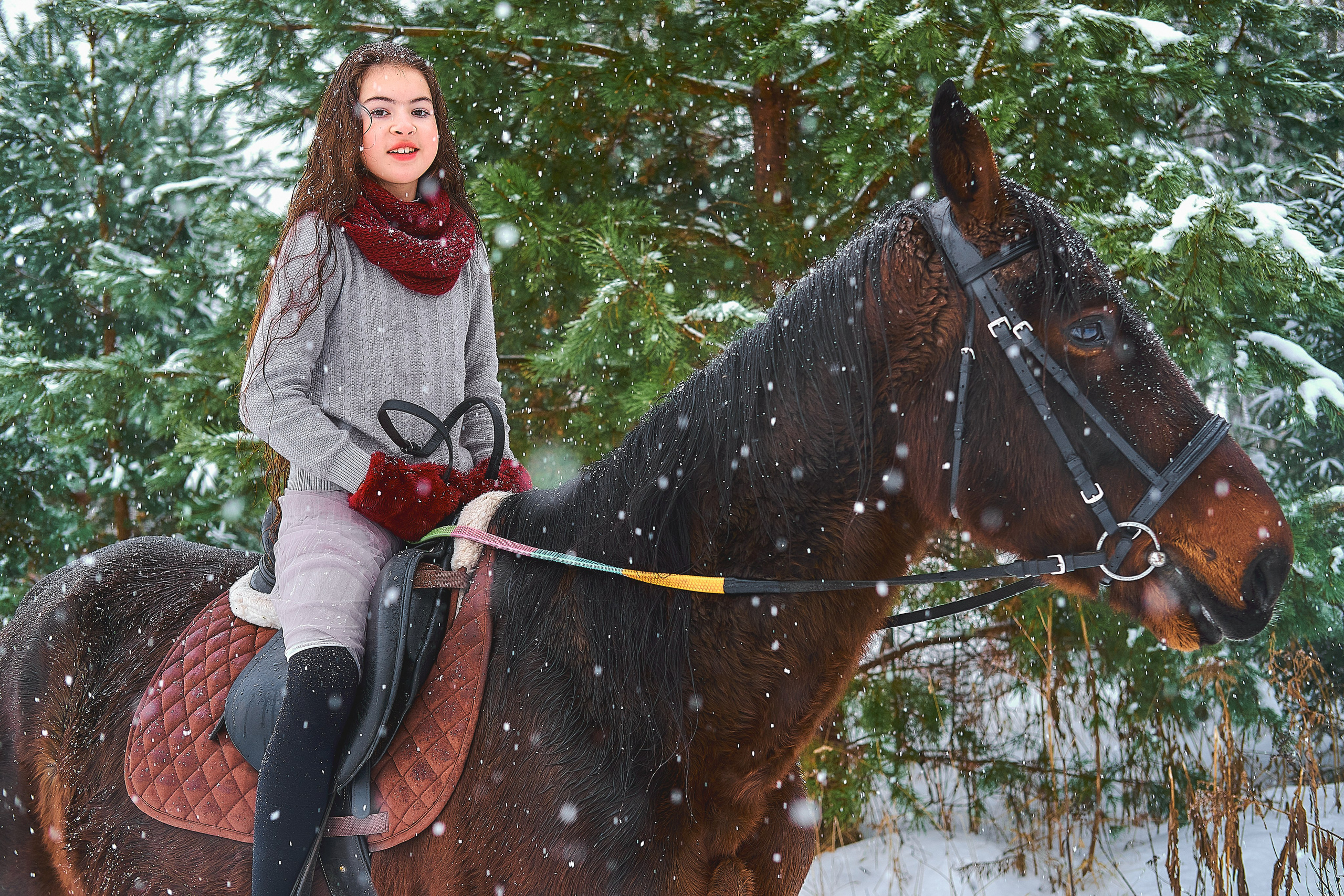 С лошадьми. Семейный и портретный фотограф в Новомосковске и Узловой Михеева Татьяна