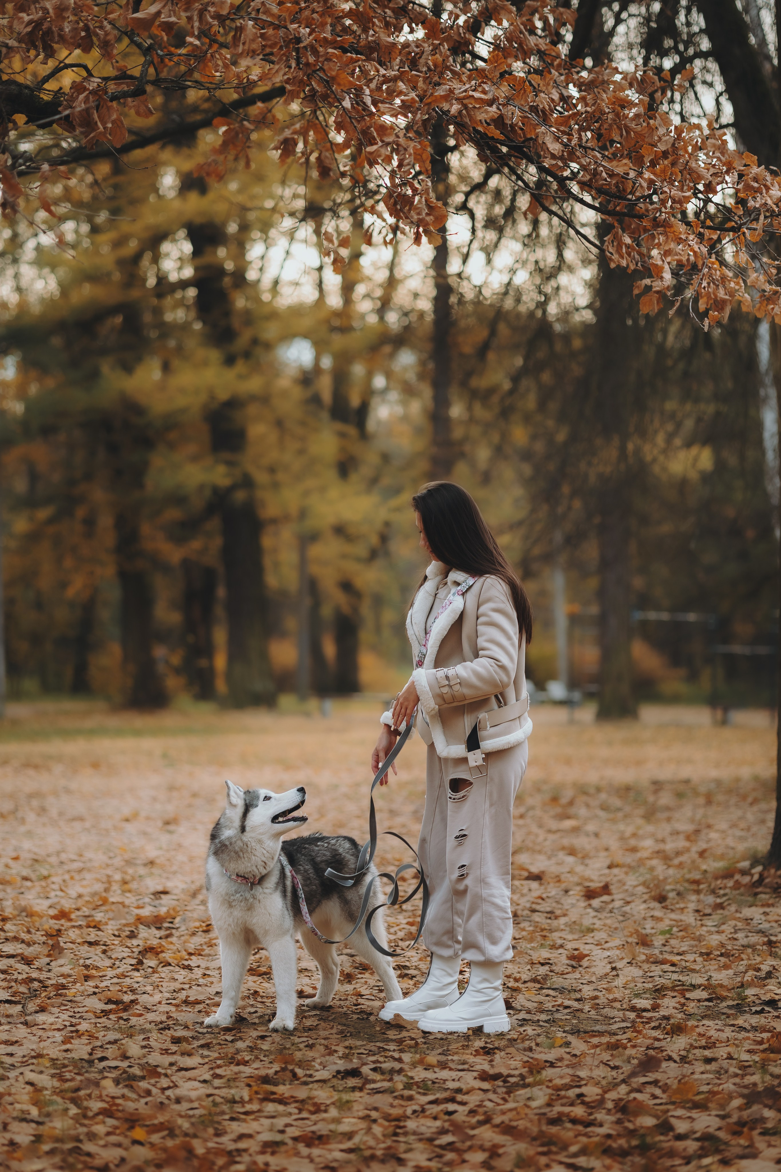 Настя и Айс. Фотограф-анималист в Санкт-Петербурге Алина Яхонт