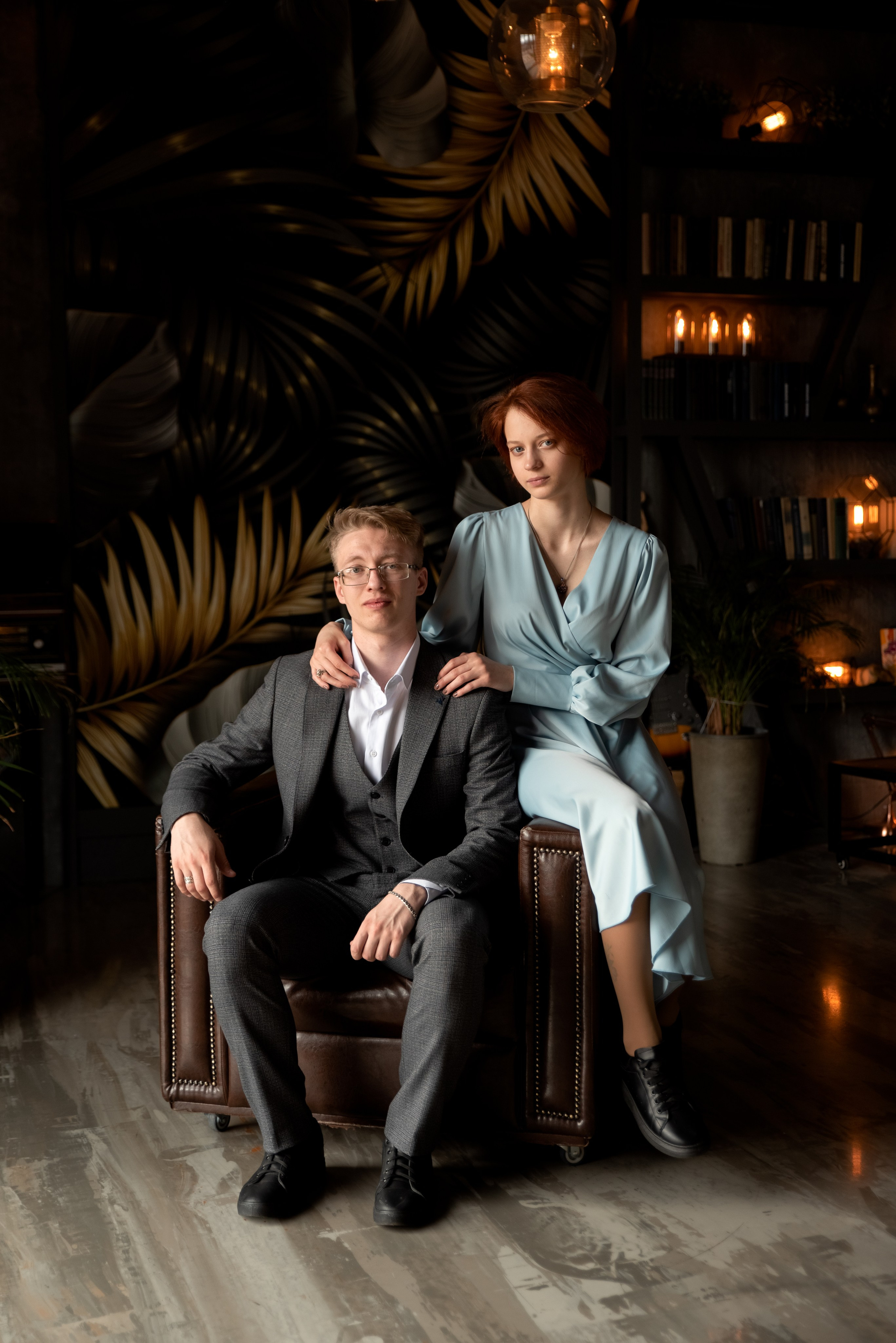 Дмитрий и Марина. LOVESTORY в студии. Семейный и детский фотограф в Туле Светлана Воронкова