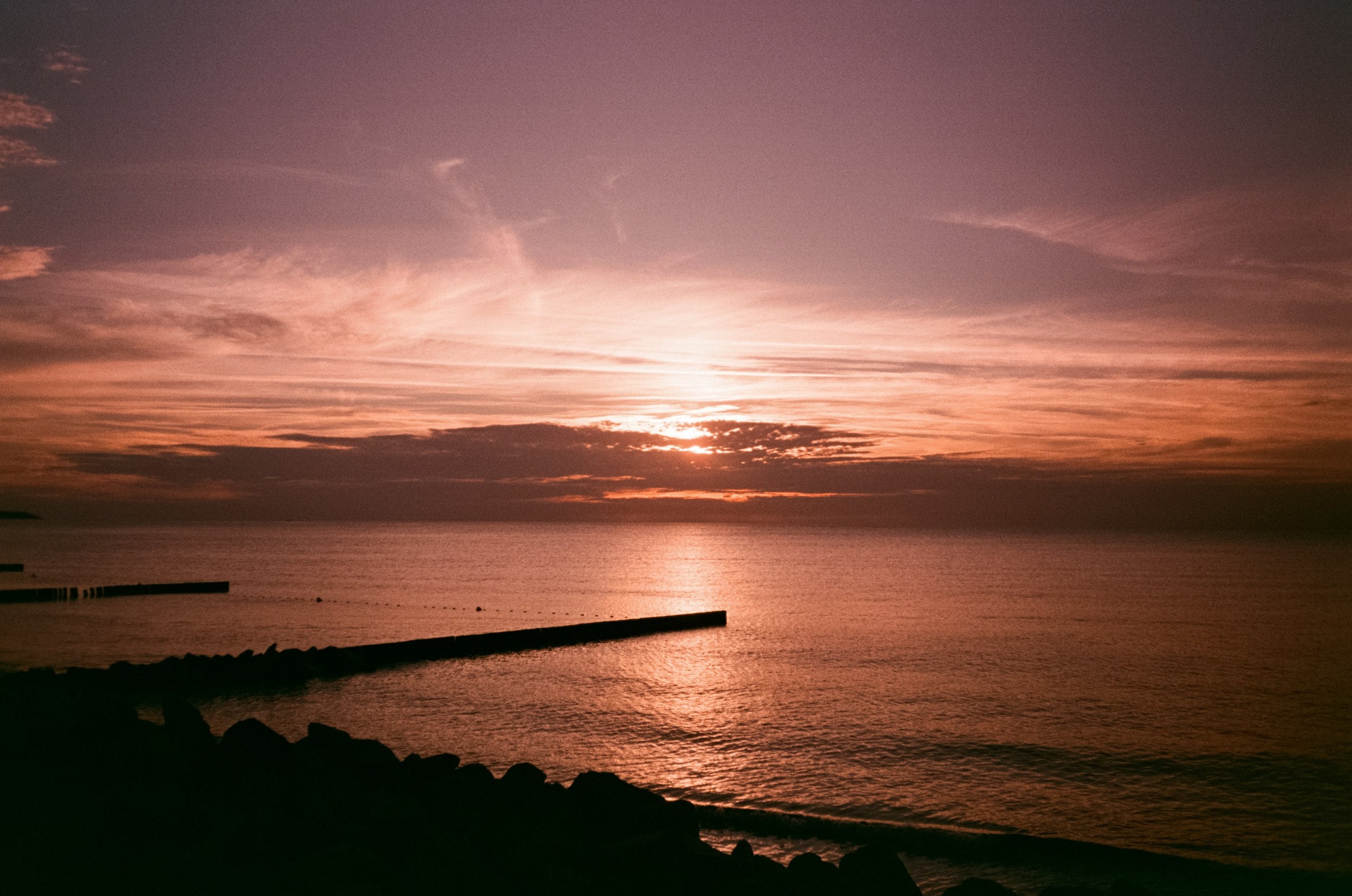 Закаты Зеленоградск, Светлогорск / Ricoh MF-1 / Konica Centuria 400