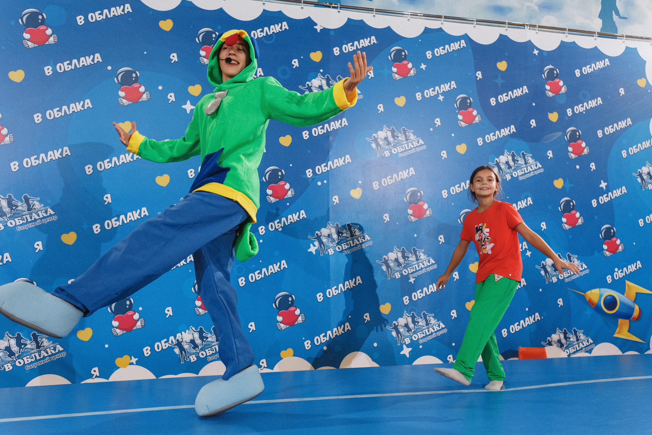 Веселые моменты: День рождения Даниила в 'В облака' Таганрога. Свадебный и семейный фотограф в Таганроге Бакарюк Антон