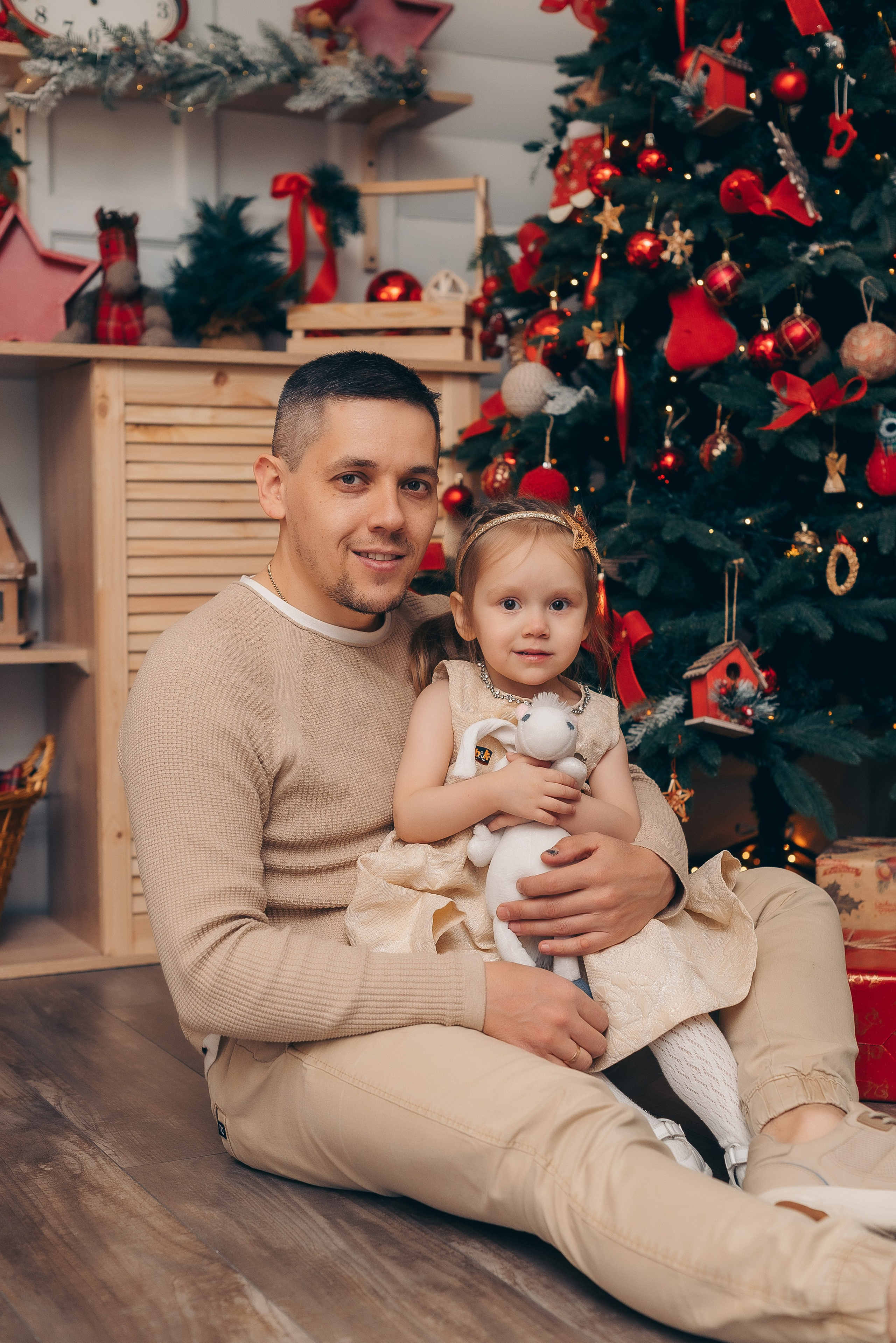 Новый год в студии. Фотографы Ивановы Краснодарский край