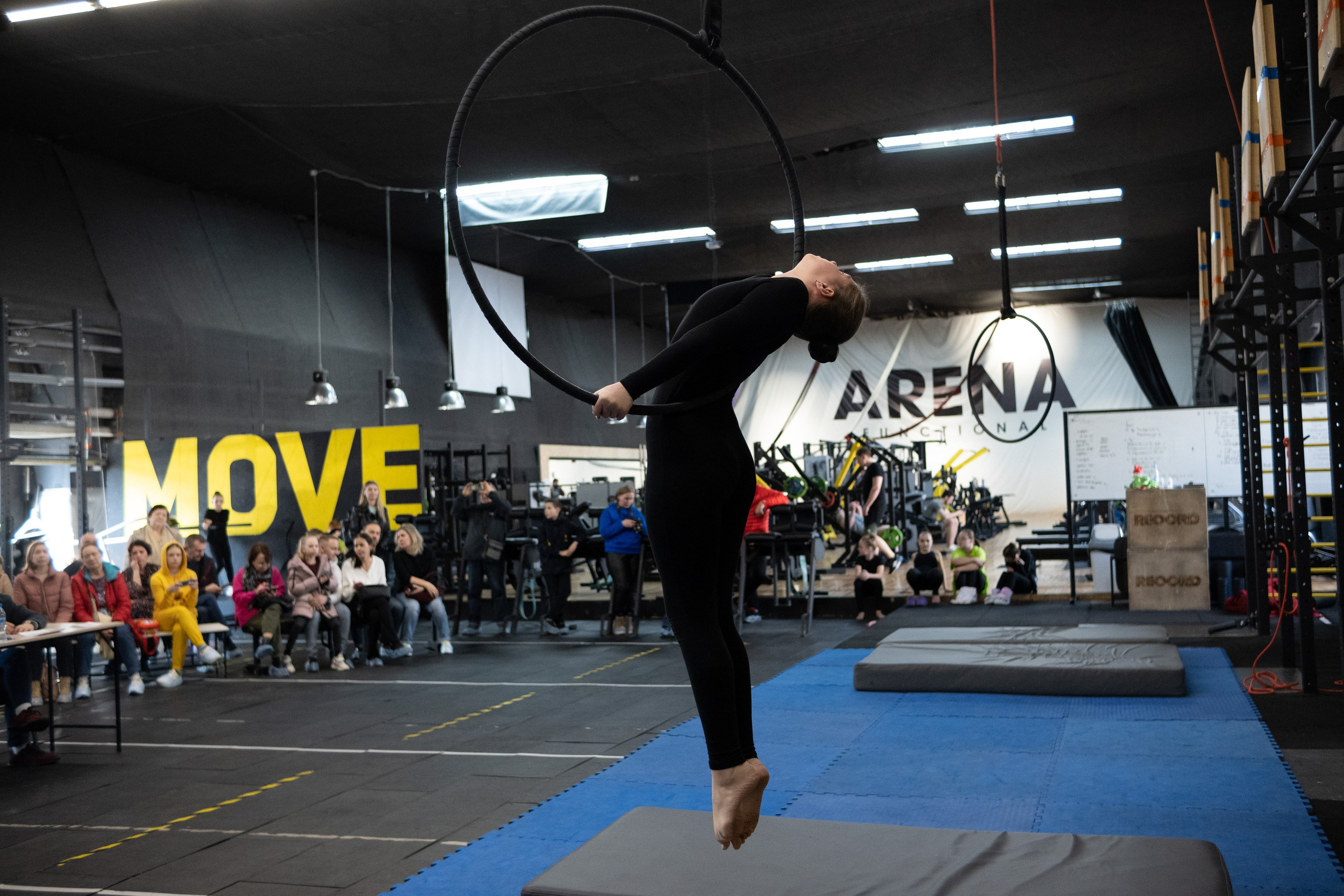 Внутриклубные соревнования по воздушной гимнастике 02.04.23