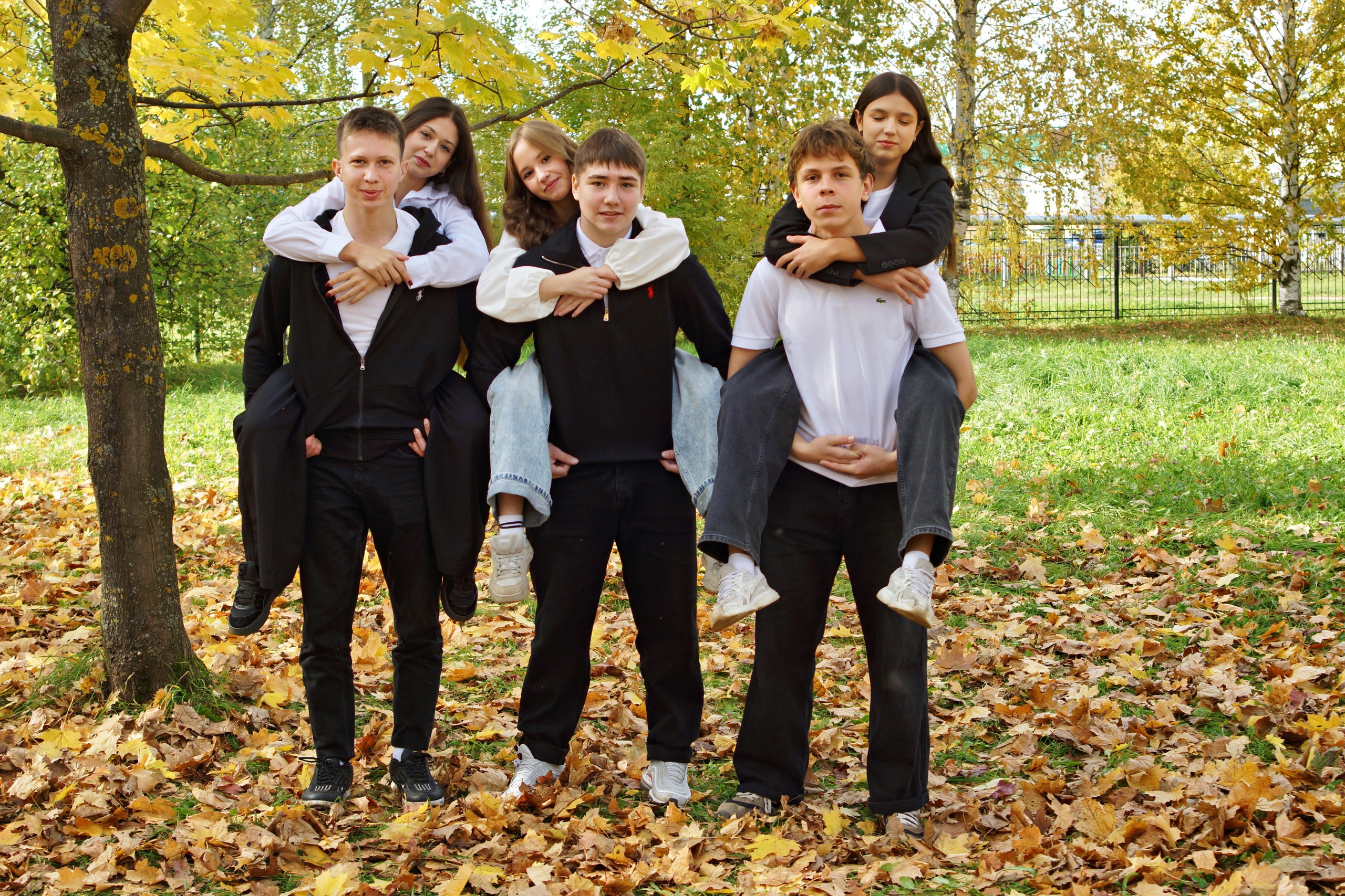 Осенняя фотосессия в школе г. Йошкар-Ола
