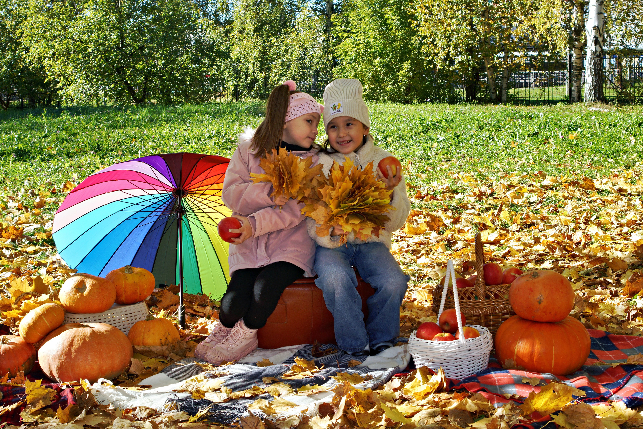 Осенняя фотосессия в детском саду г. Йошкар-Ола
