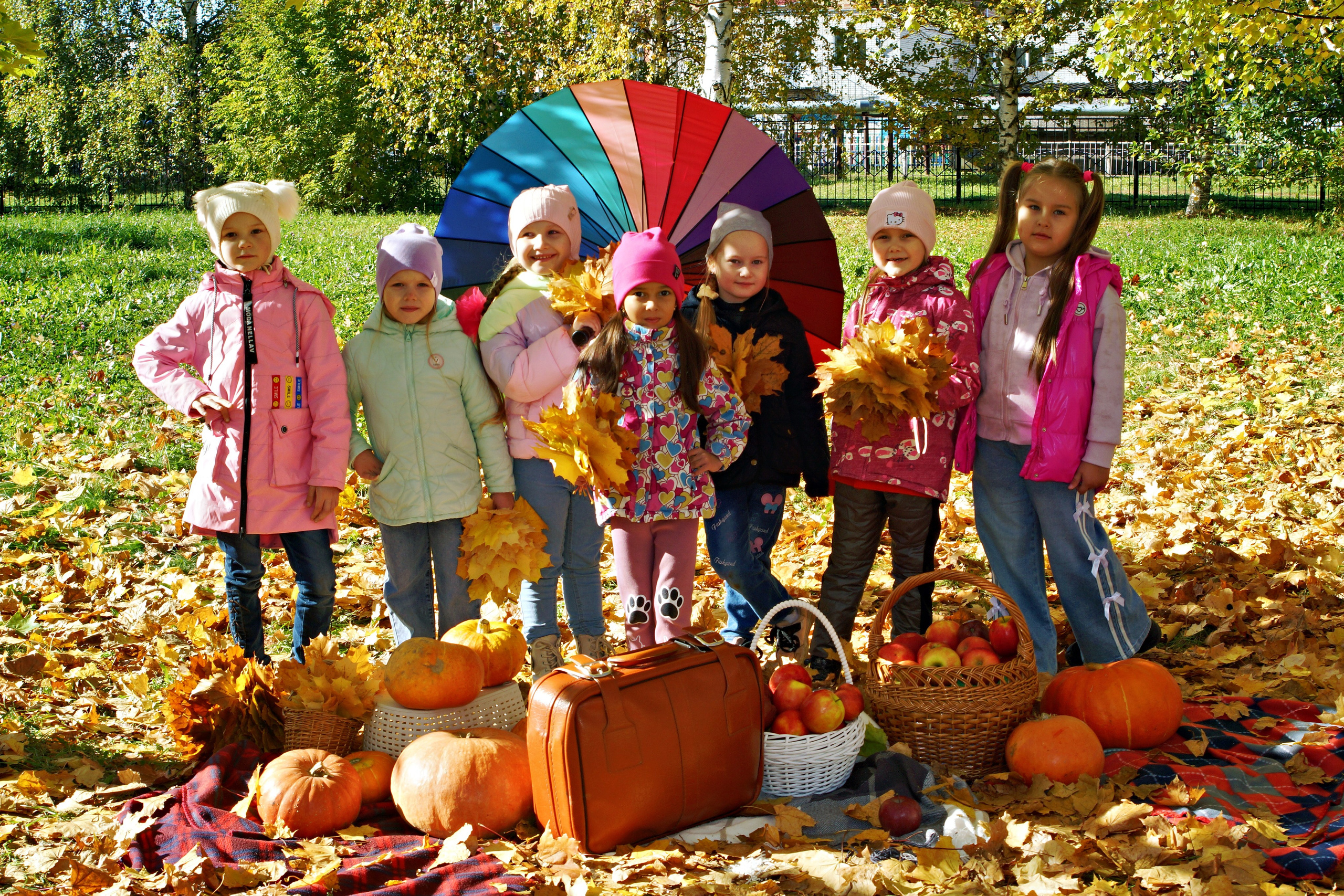 Осенняя фотосессия в детском саду г. Йошкар-Ола