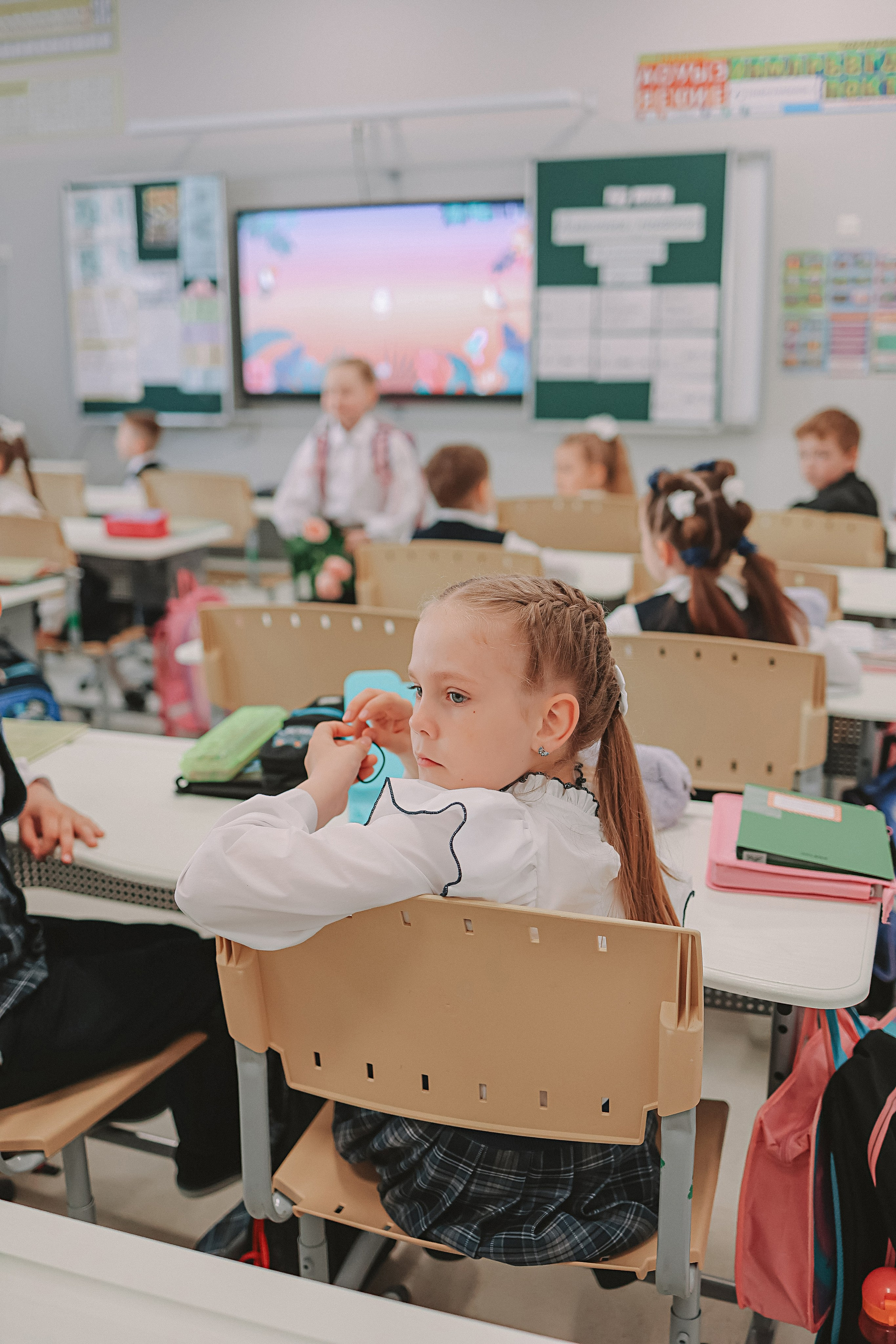 Один день в школе 1 класс. Семейный фотограф Тюмень, фотограф на роды Салмина Мария