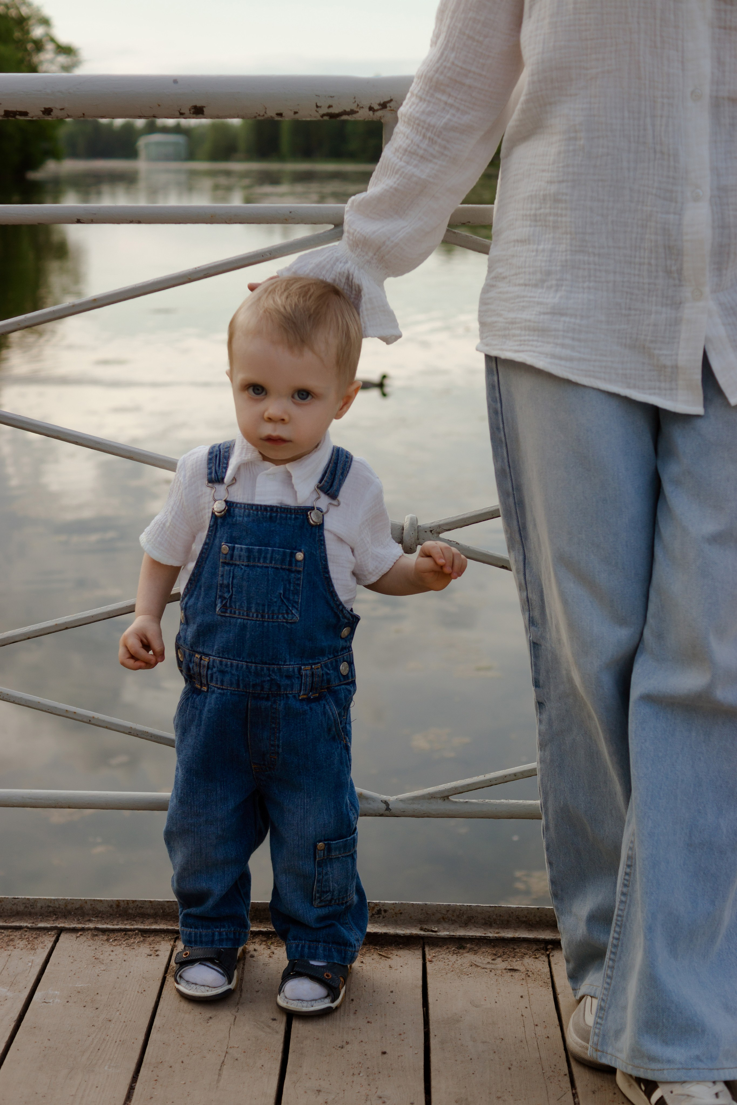 Аня с сыном Сашей