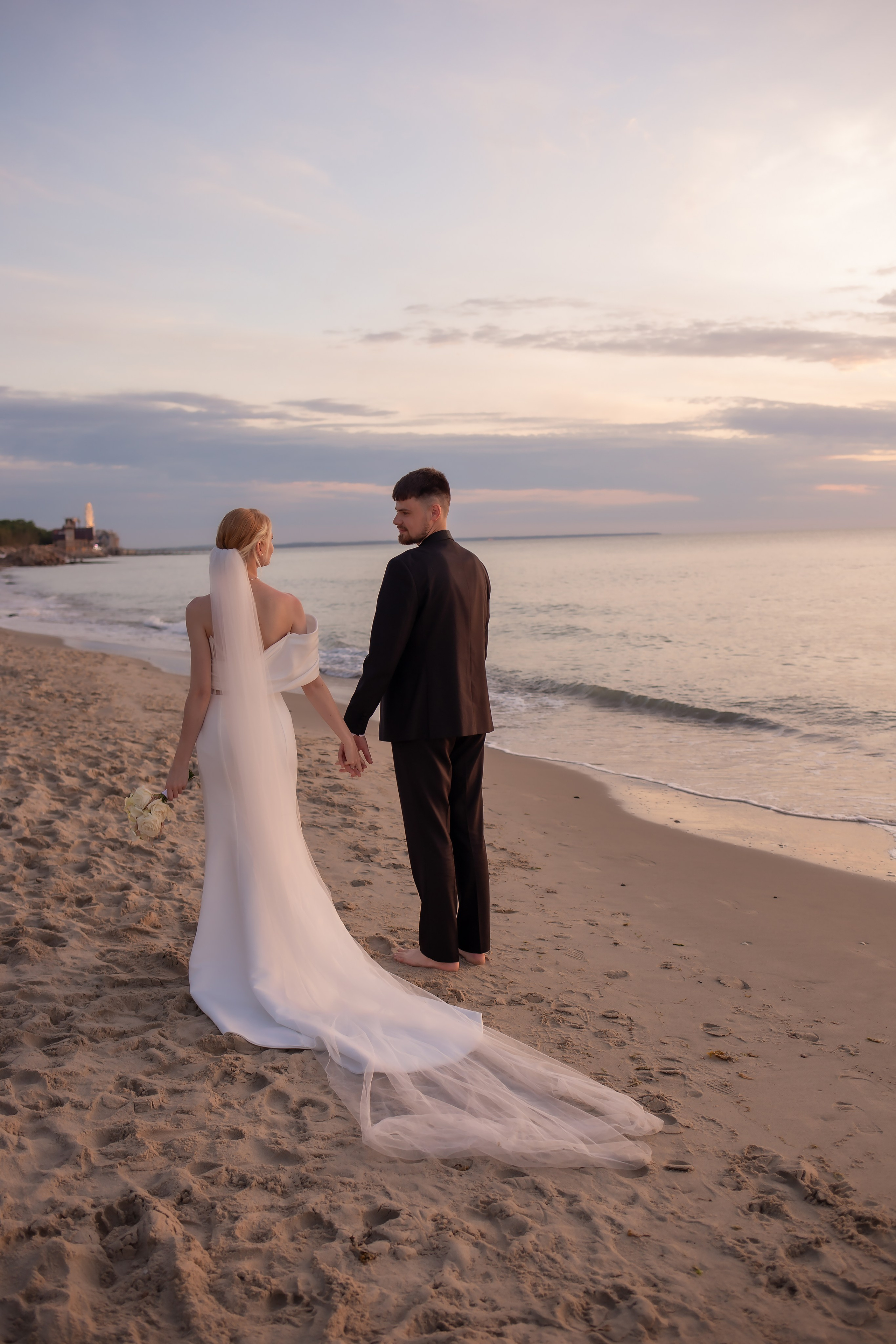 Александра и Влад. На закате. Фотограф в Калининграде Решетникова Алина