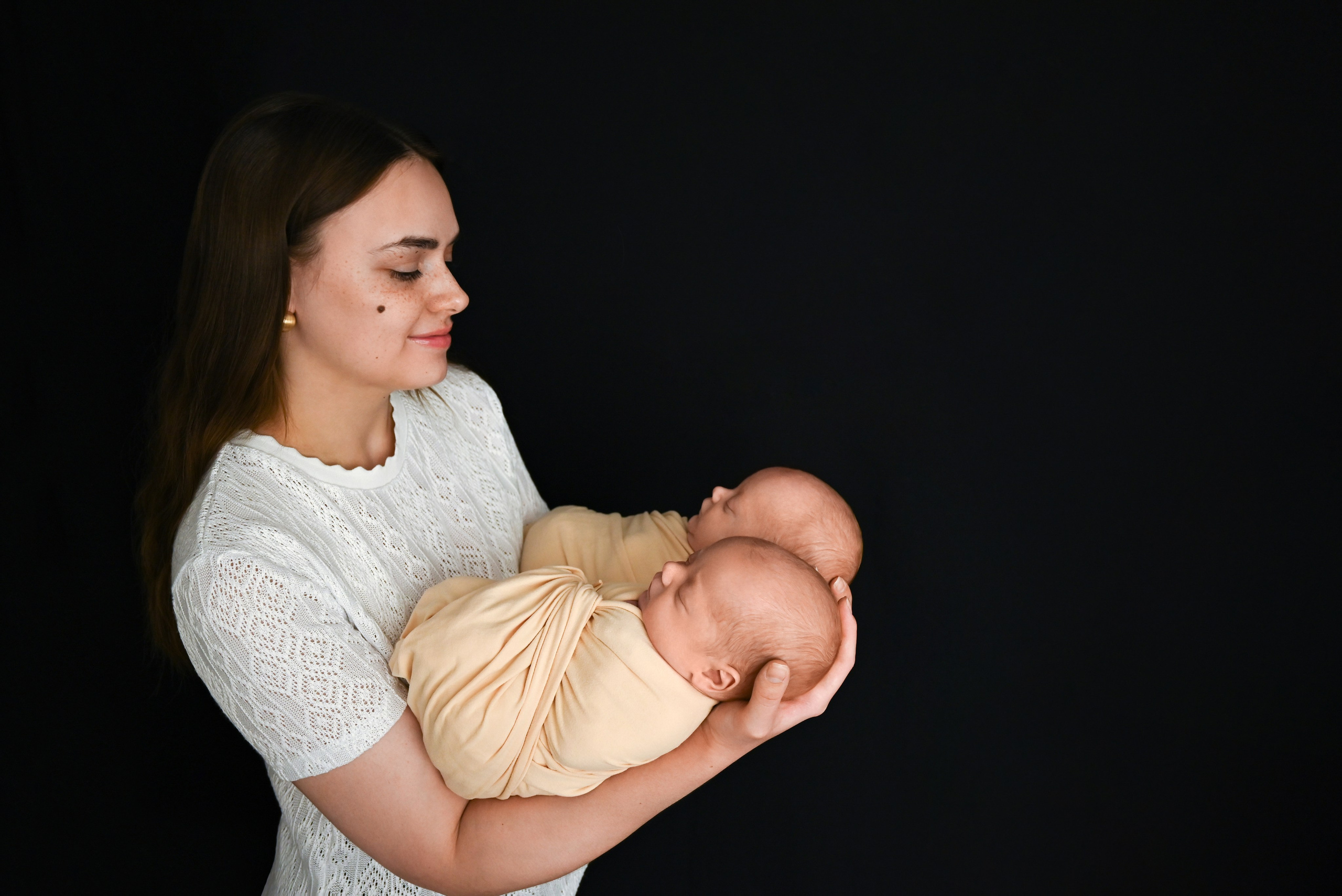Тройняшки. Newborn42.ru Фотограф новорожденных  г. Кемерово Агафонова Жанна