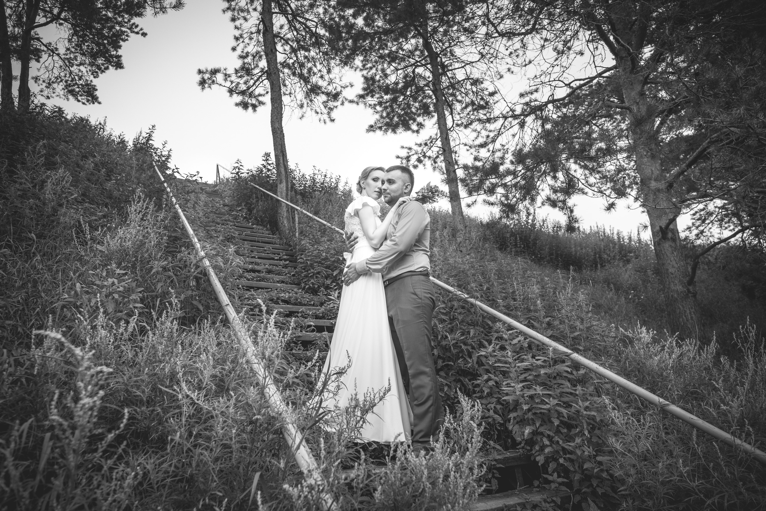 Семейный пикник в поле за городом