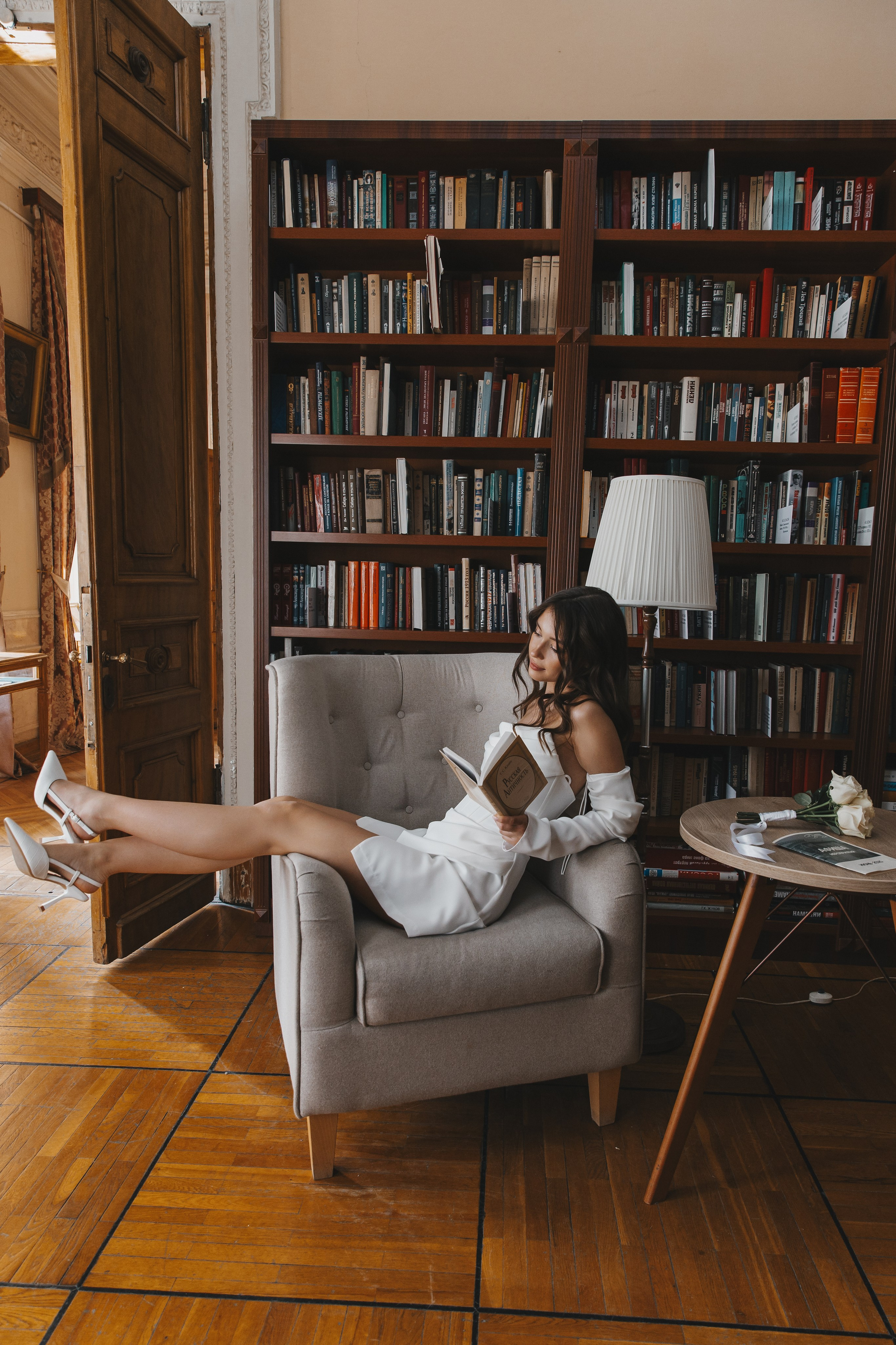 Свадебная фотосессия в Библиотеке-читальне им. А. С. Пушкина. Фотограф и видеограф Анна Домашенко