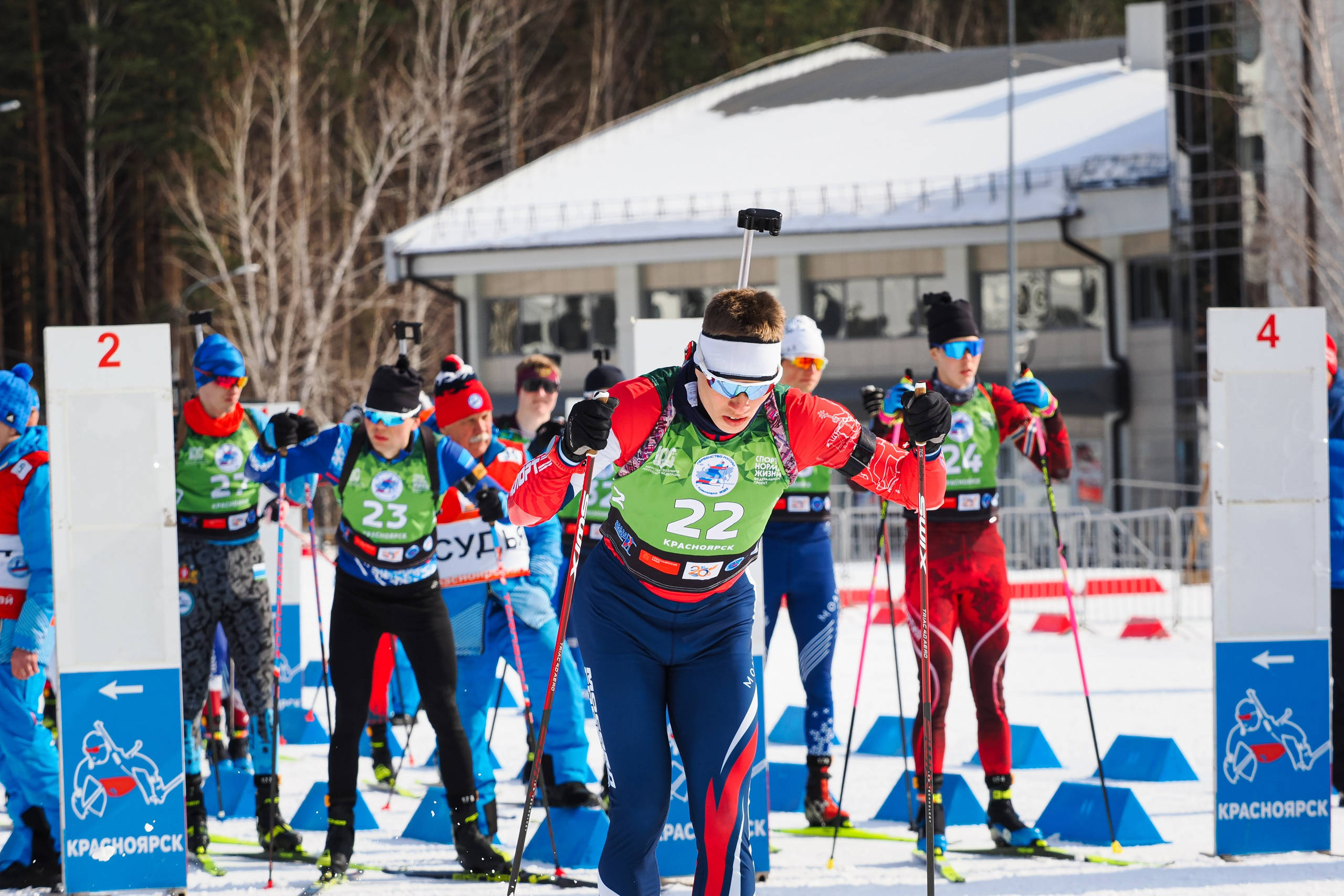 Биатлон / Первенство России. Репортажный фотограф Алексей Козьмин