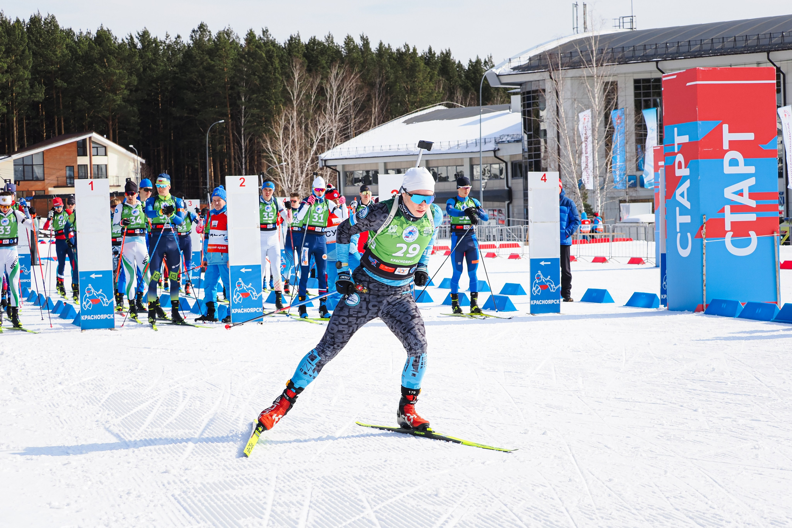 Биатлон / Первенство России. Репортажный фотограф Алексей Козьмин
