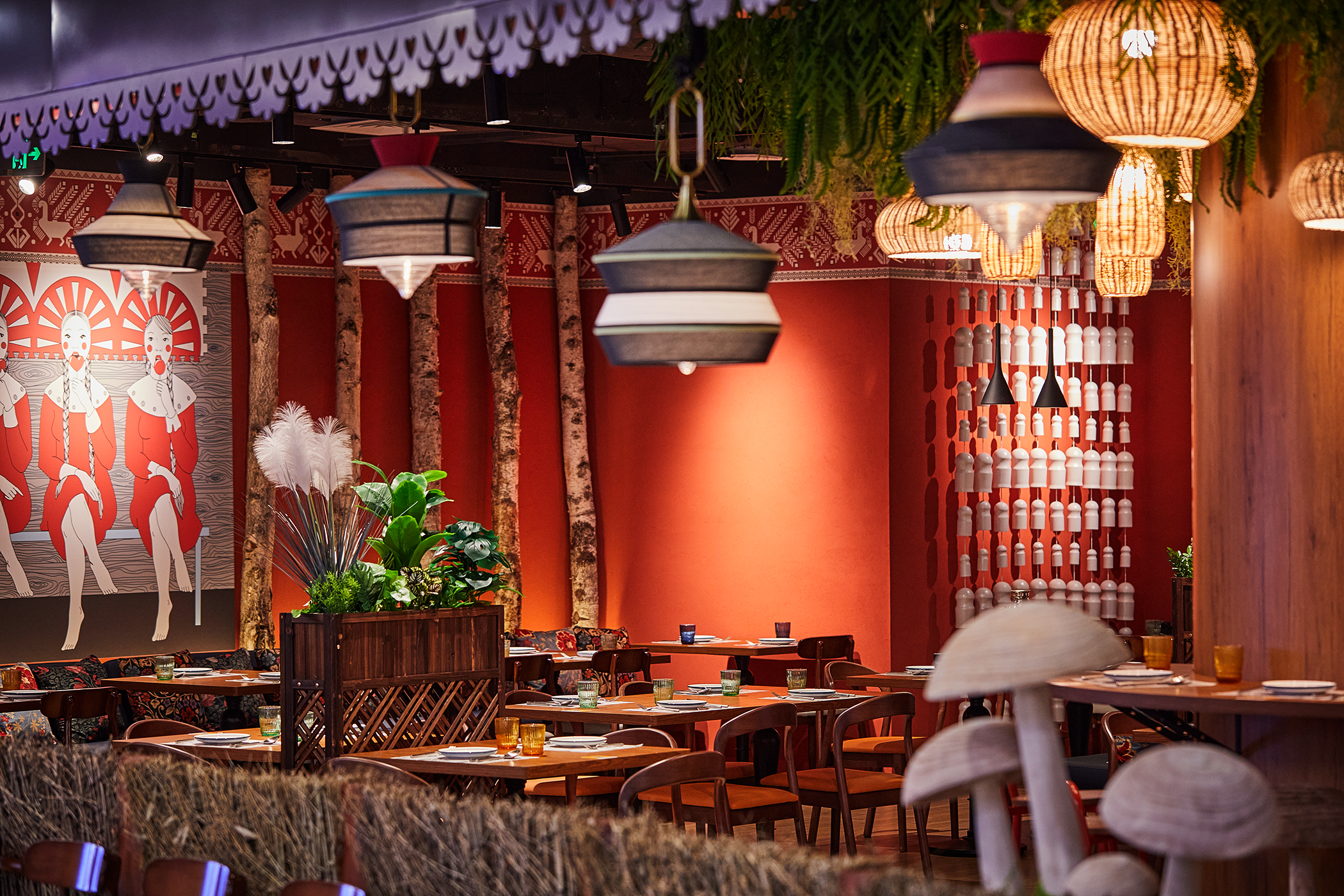 КУЛИЧКИ. Бистро русской кухни в Китае. Студия дизайна интерьеров