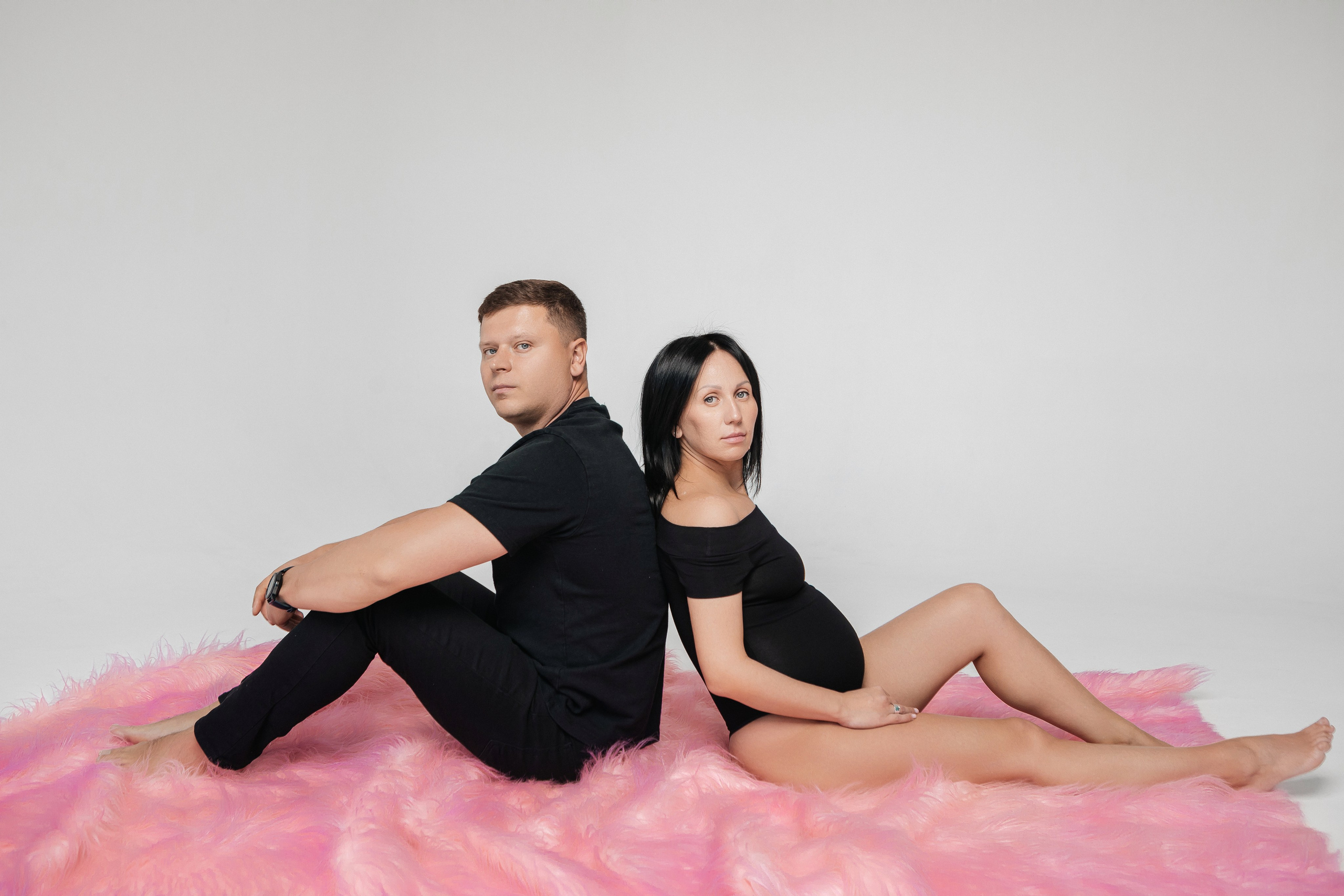 Семейная фотосессия в фотостудии. Свадебный и семейный фотограф Ибрагимова Мария из Екатеринбурга