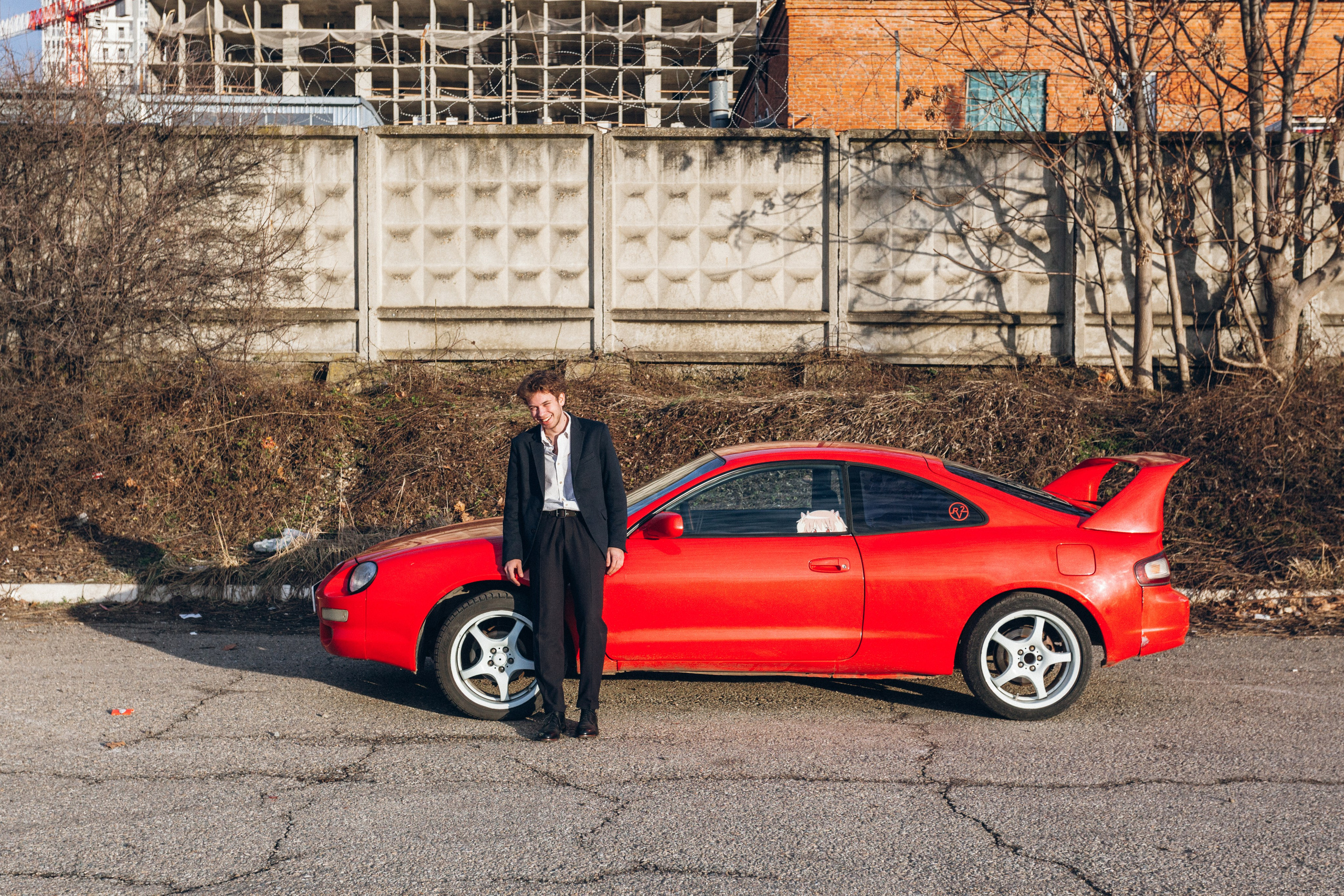 Имиджевая съемка с машиной. Фотограф Денис Денисов