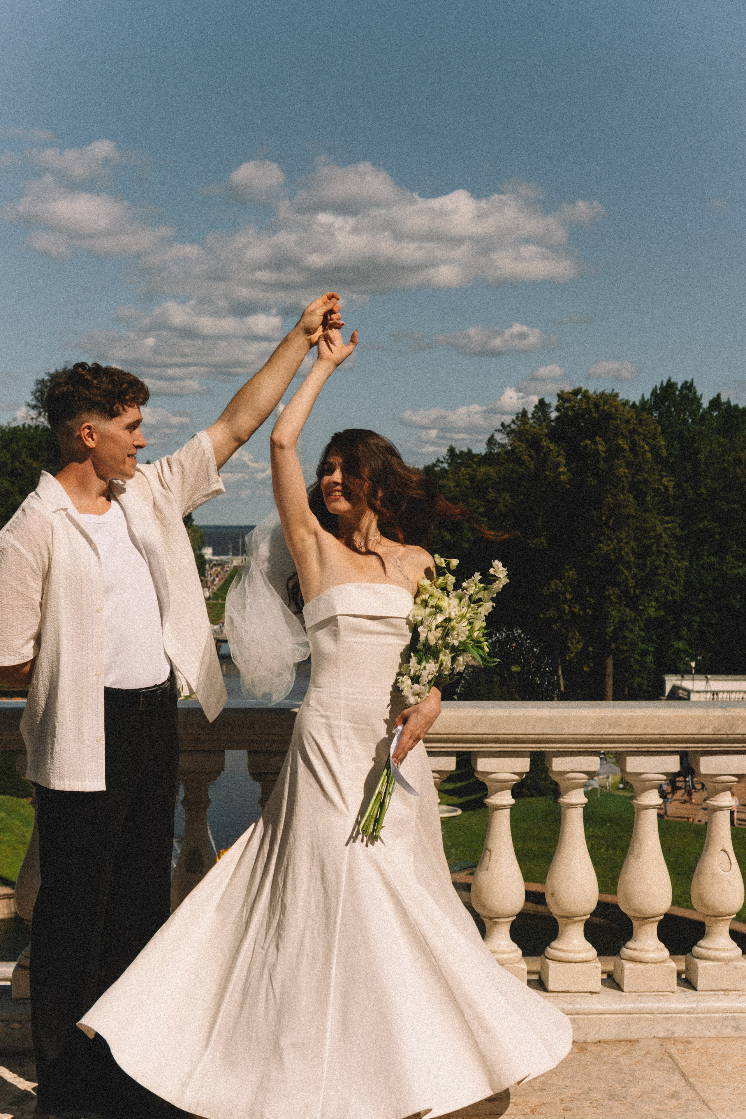 СВАДЕБНАЯ СЬЕМКА В ПЕТЕРГОФЕ И СЬЕМКА РЕПОРТАЖА В ЗАГСЕ ПЕТЕРГОФА. Профессиональный фотограф, Санкт-Петербург — Виктория Богомолова