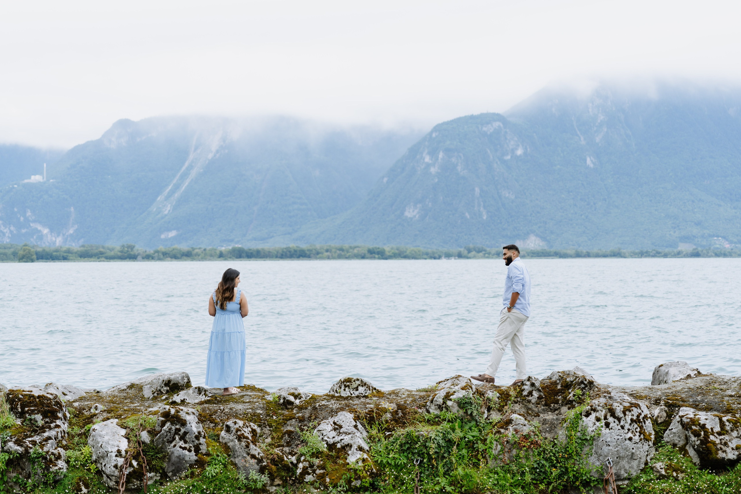 Krishna & Ravi | Proposal Montreux. Professional Wedding Photographer Geneva & Romande Switzerland | Tanya Creator
