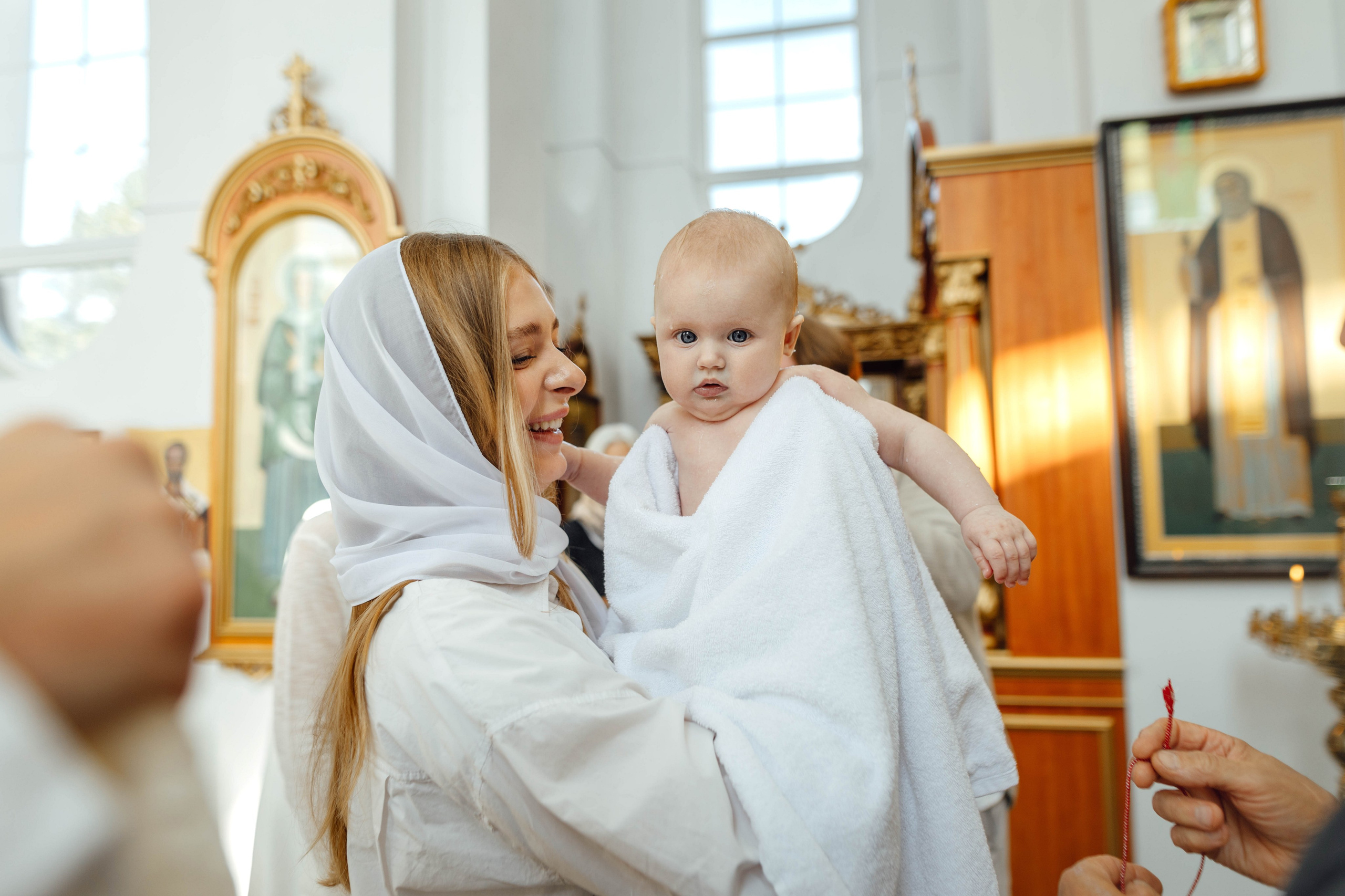 Крещение Мишель, гп. Ивенец, храм Ефросинии Полоцкой, август 2025