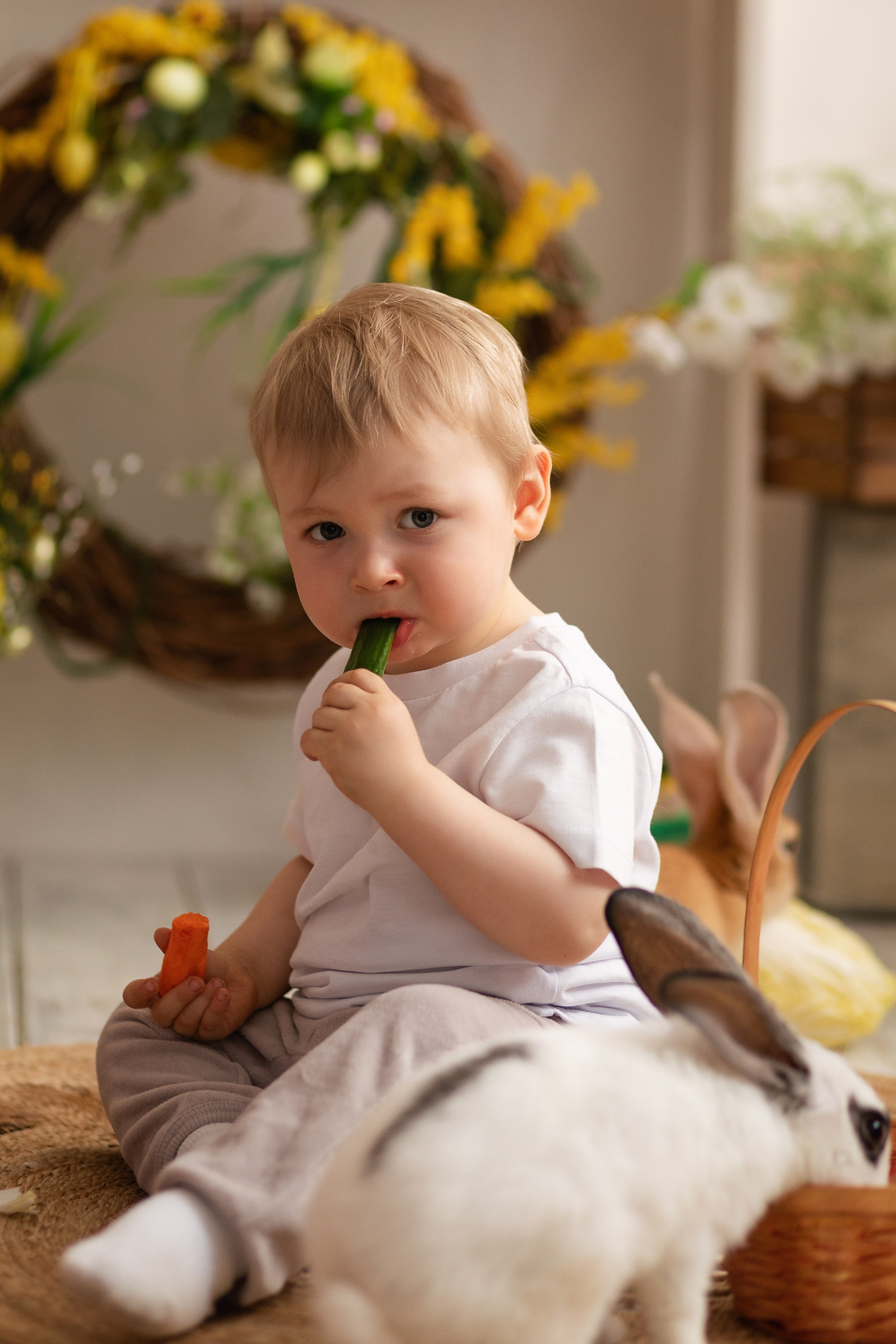 Фотопроект Пасхальный с кроликами. ФОТОГРАФ НА ГОДИК, БЕРЕМЕННОСТИ, НОВОРОЖДЕННЫХ, КРЕЩЕНИЯ МОСКВА