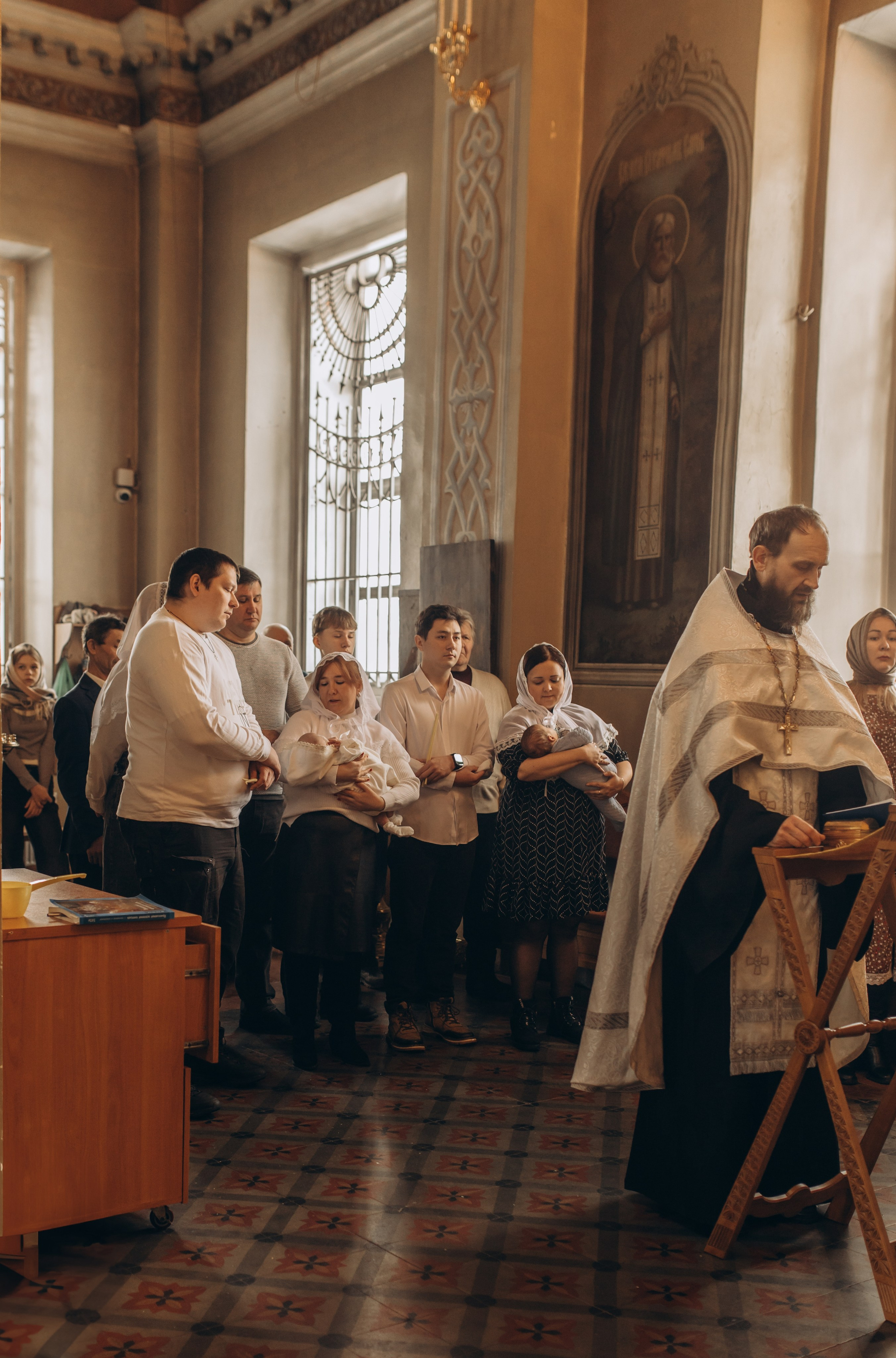 Таинство крещения Таисии. Фотограф Юлия Хакимова / Казань/ Чистополь