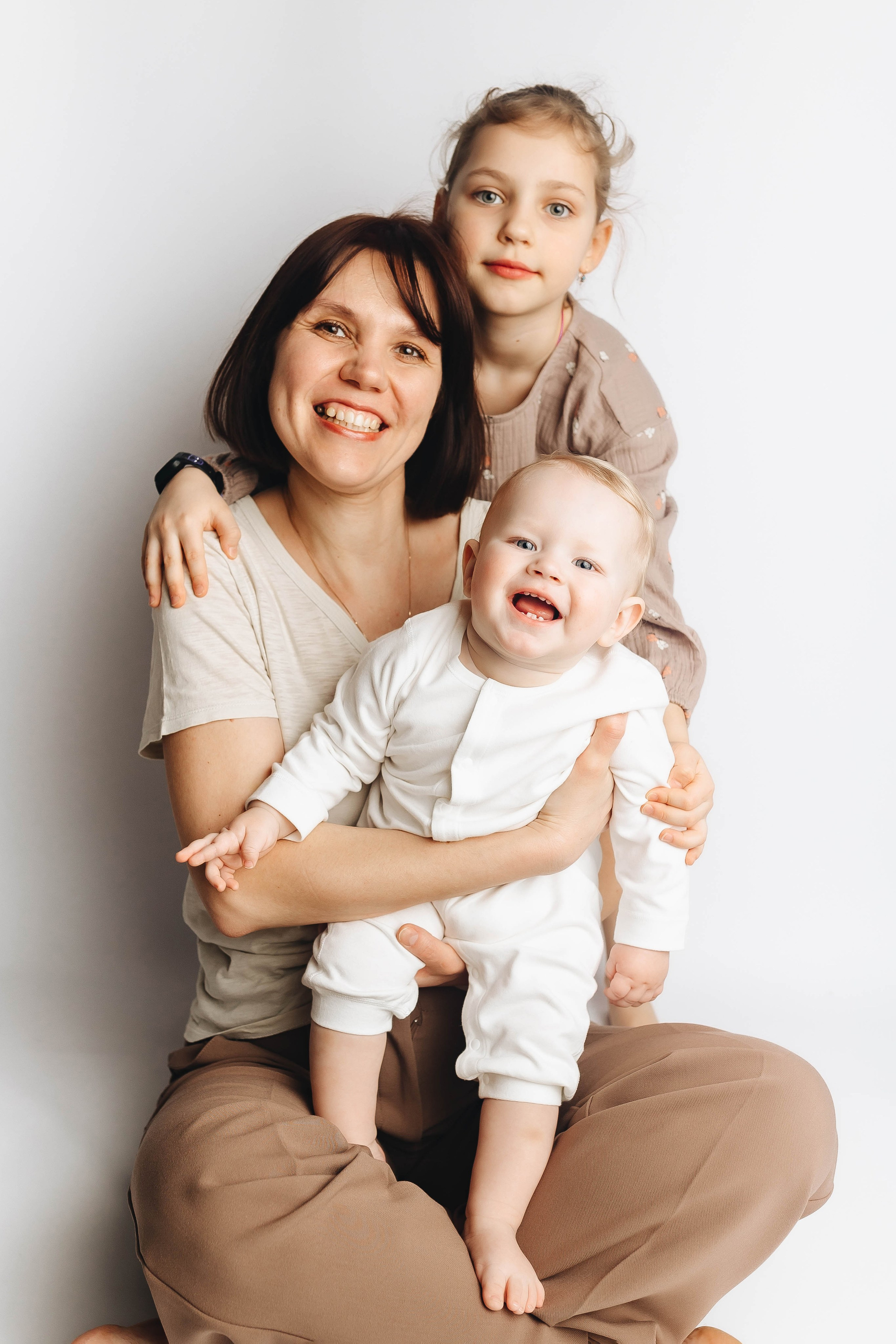 Семейные фото на годиках. Фотограф новорожденных Серпухов, Протвино, Москва I Марина Бурмистрова