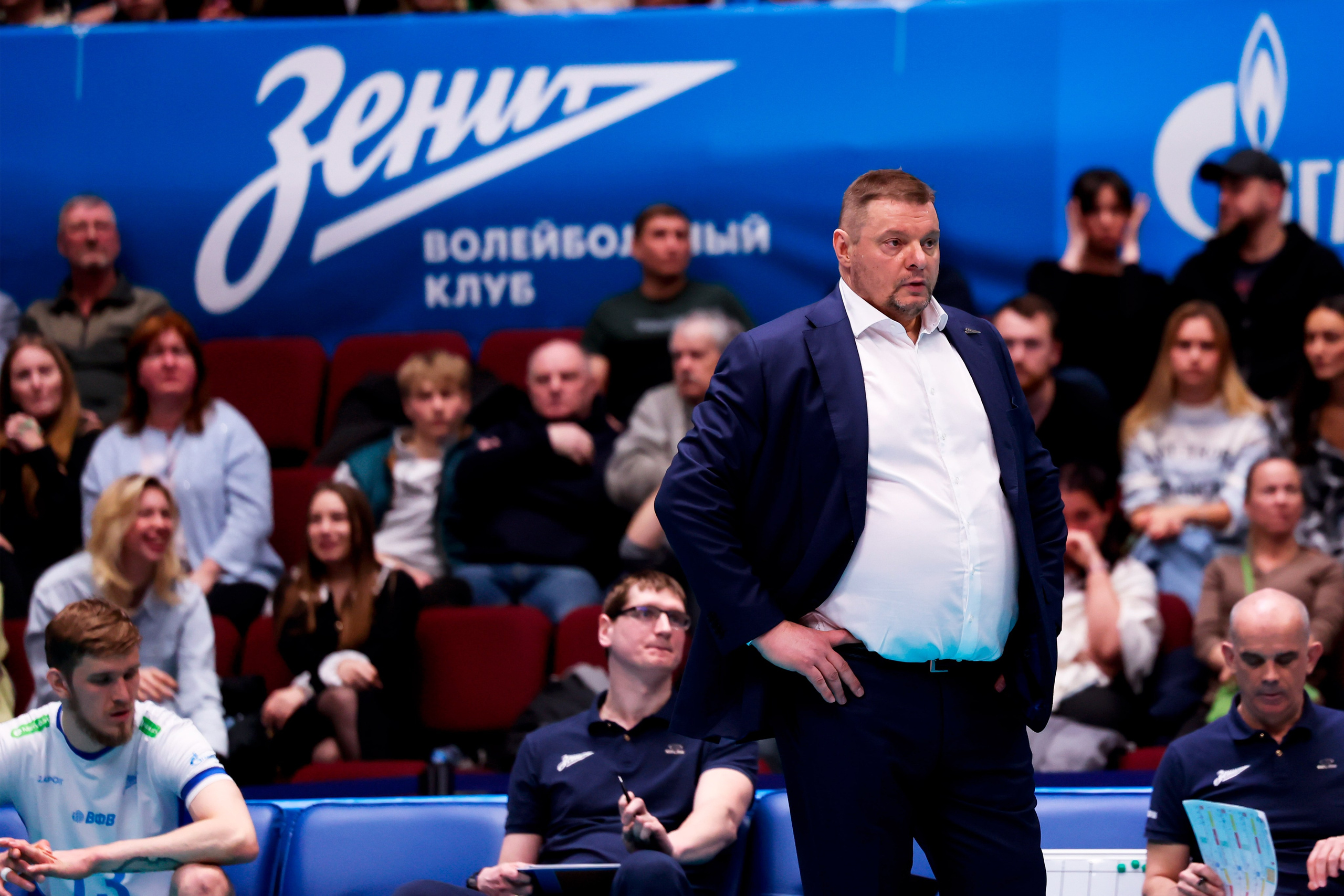 ВК Зенит — ВК Белогорье 08.04.2025. Спортивный и репортажный фотограф Антон Тереханов