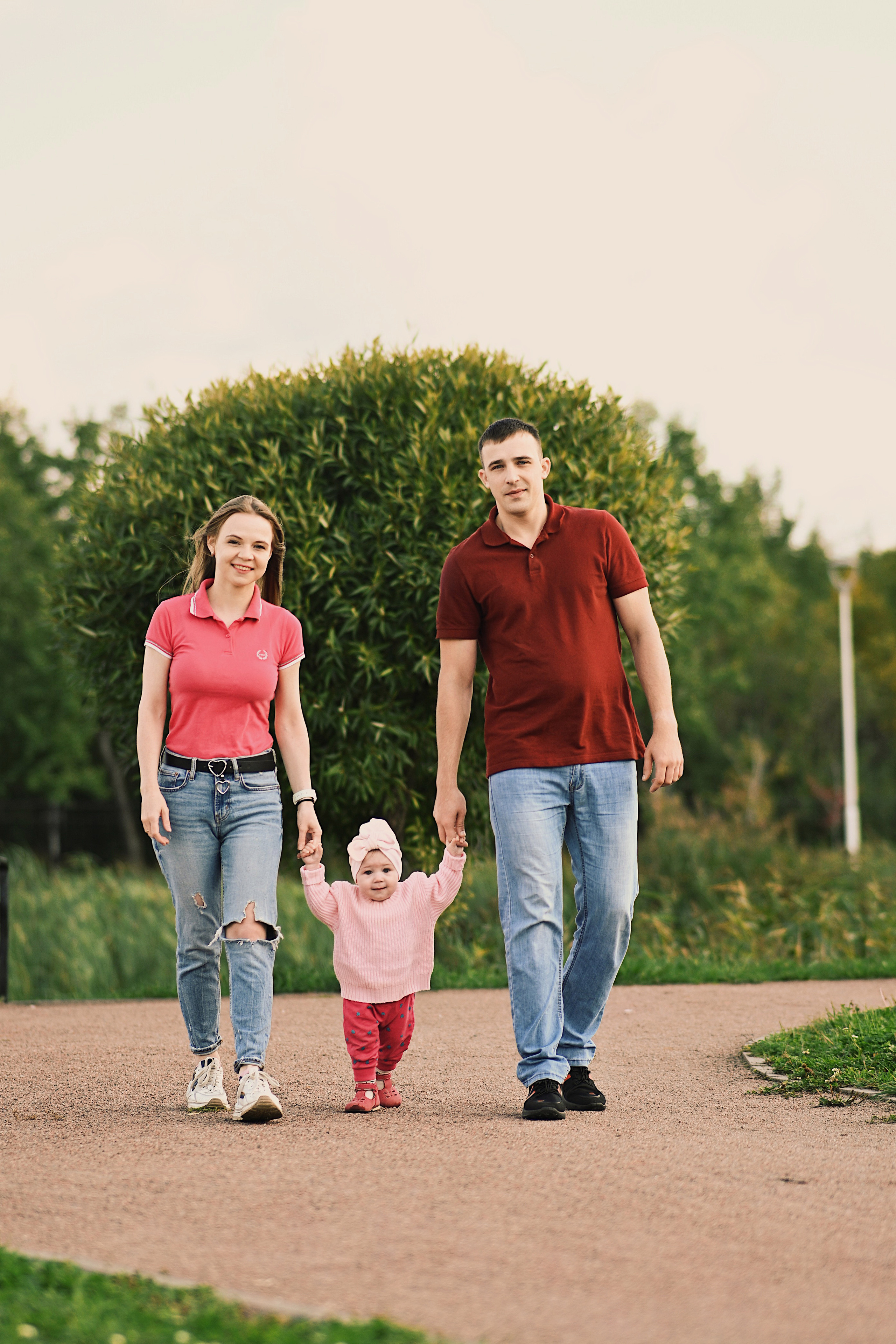 Семейная фотосессия на улице. Семейный и свадебный фотограф в Санкт-Петербурге Гришин Юрий