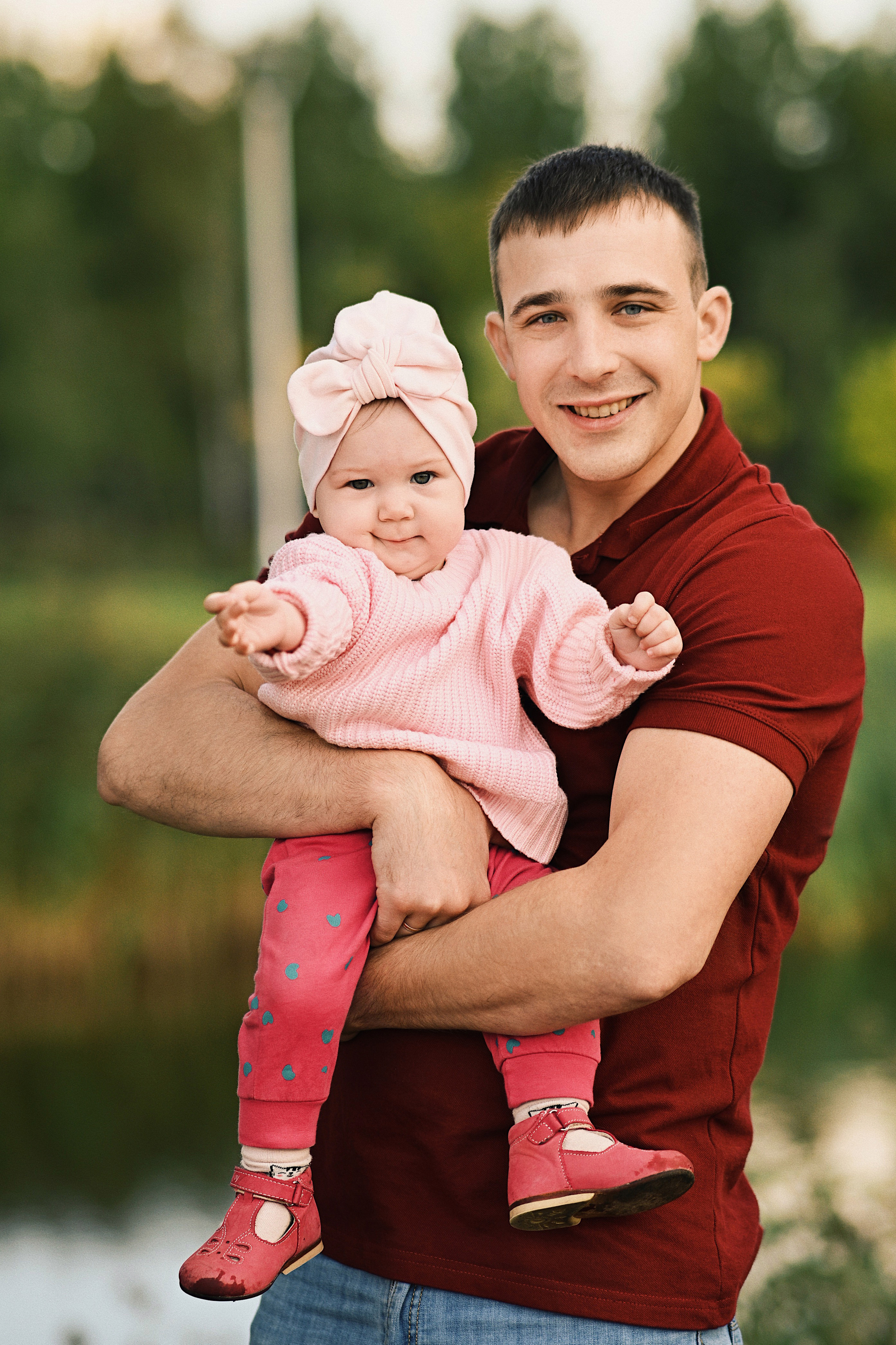 Семейная фотосессия на улице. Семейный и свадебный фотограф в Санкт-Петербурге Гришин Юрий