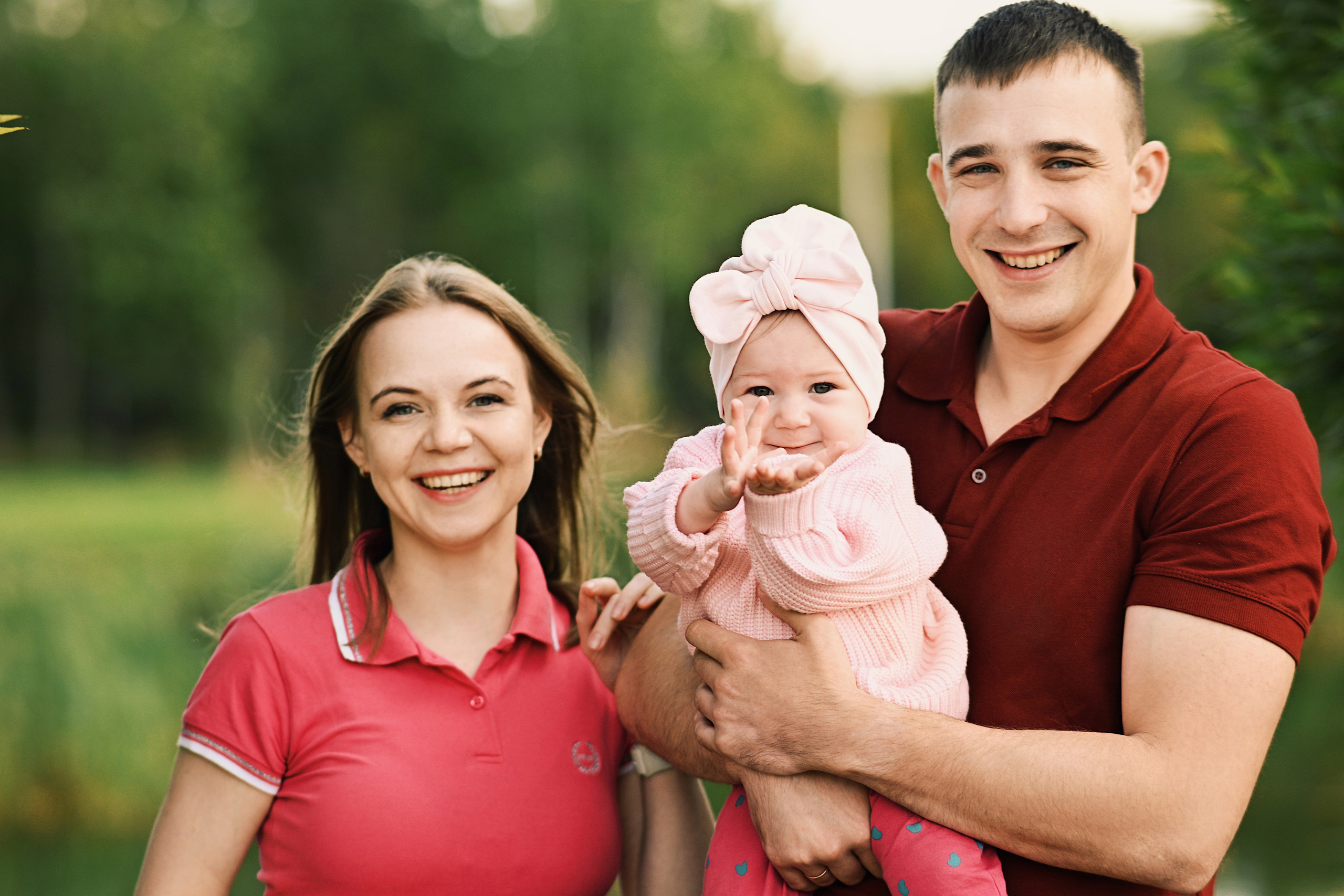 Семейная фотосессия на улице. Семейный и свадебный фотограф в Санкт-Петербурге Гришин Юрий
