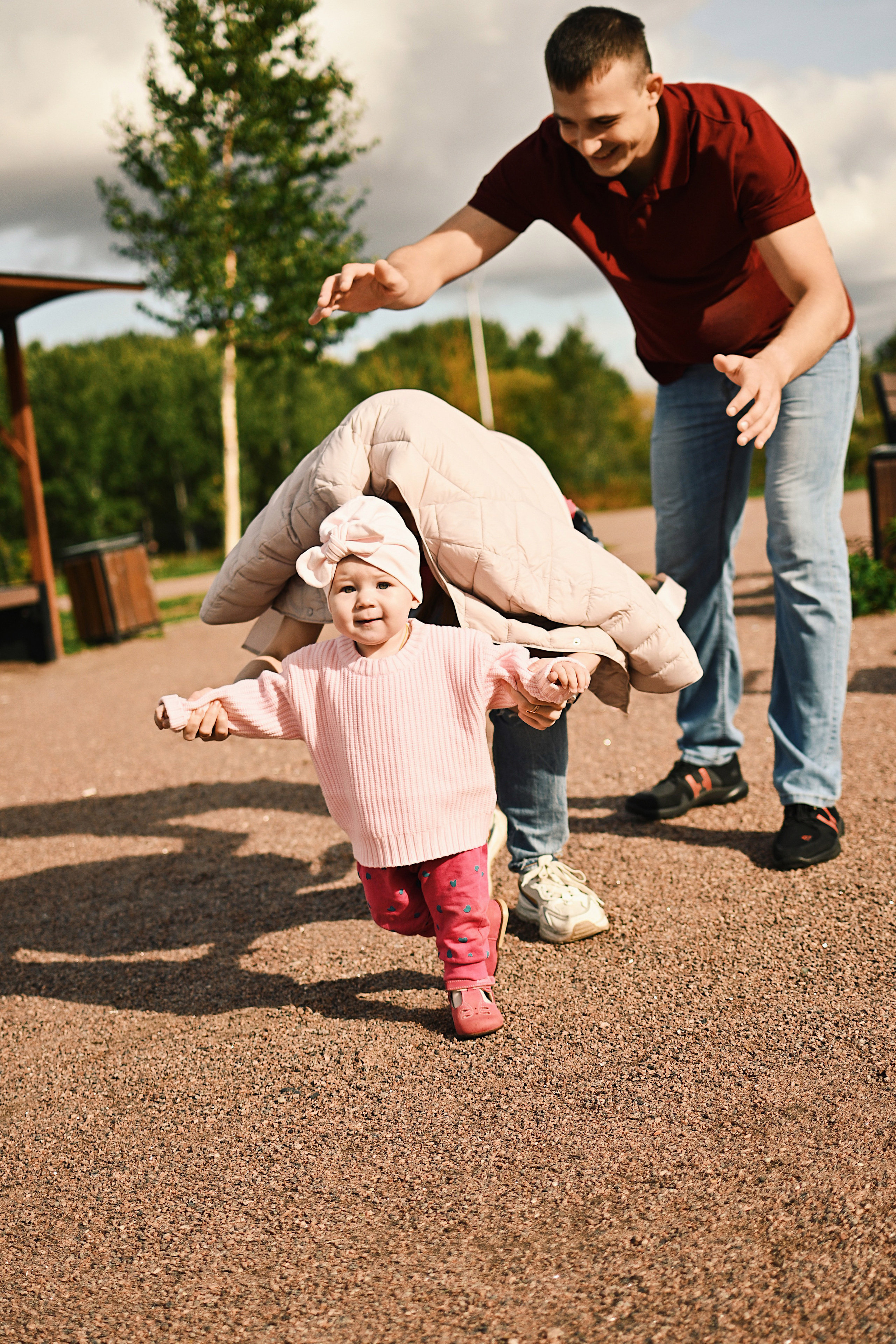 Семейная фотосессия на улице. Семейный и свадебный фотограф в Санкт-Петербурге Гришин Юрий