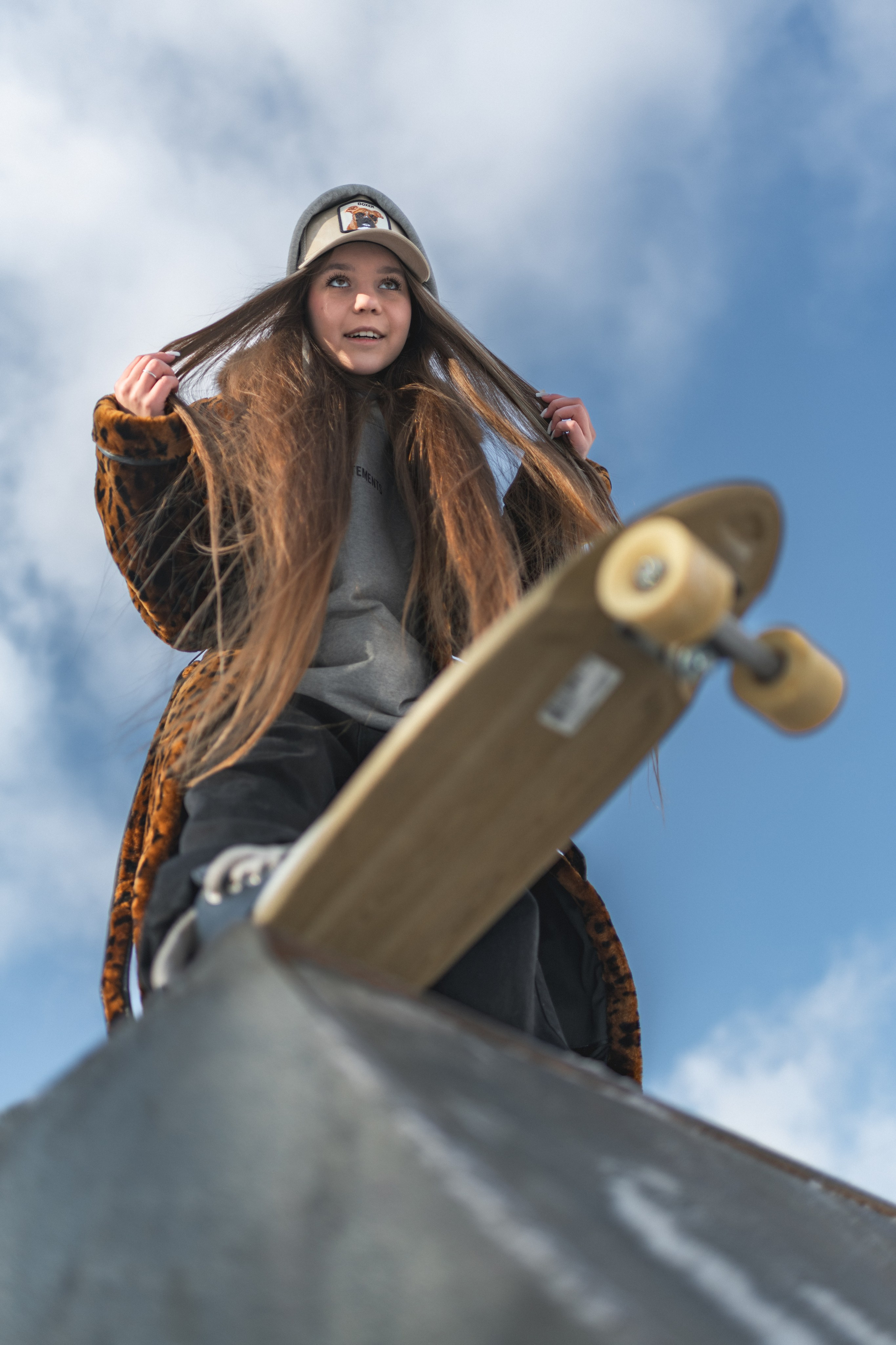 Света со скейтом. Фотограф в Москве/Зарайске Шахова Марина