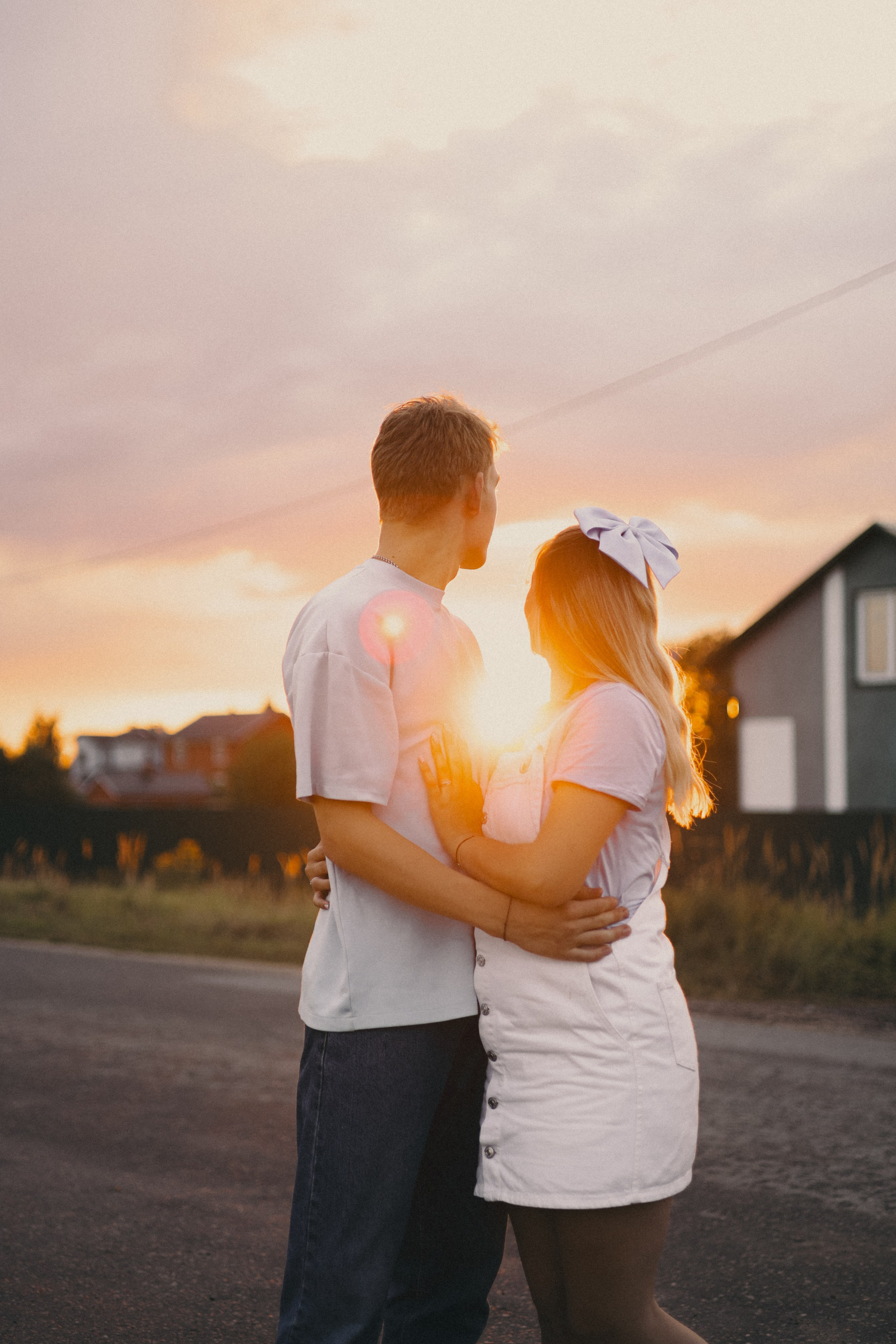 Михаил и Валерия | Подсолнухи. Фотограф Мария Лаенко