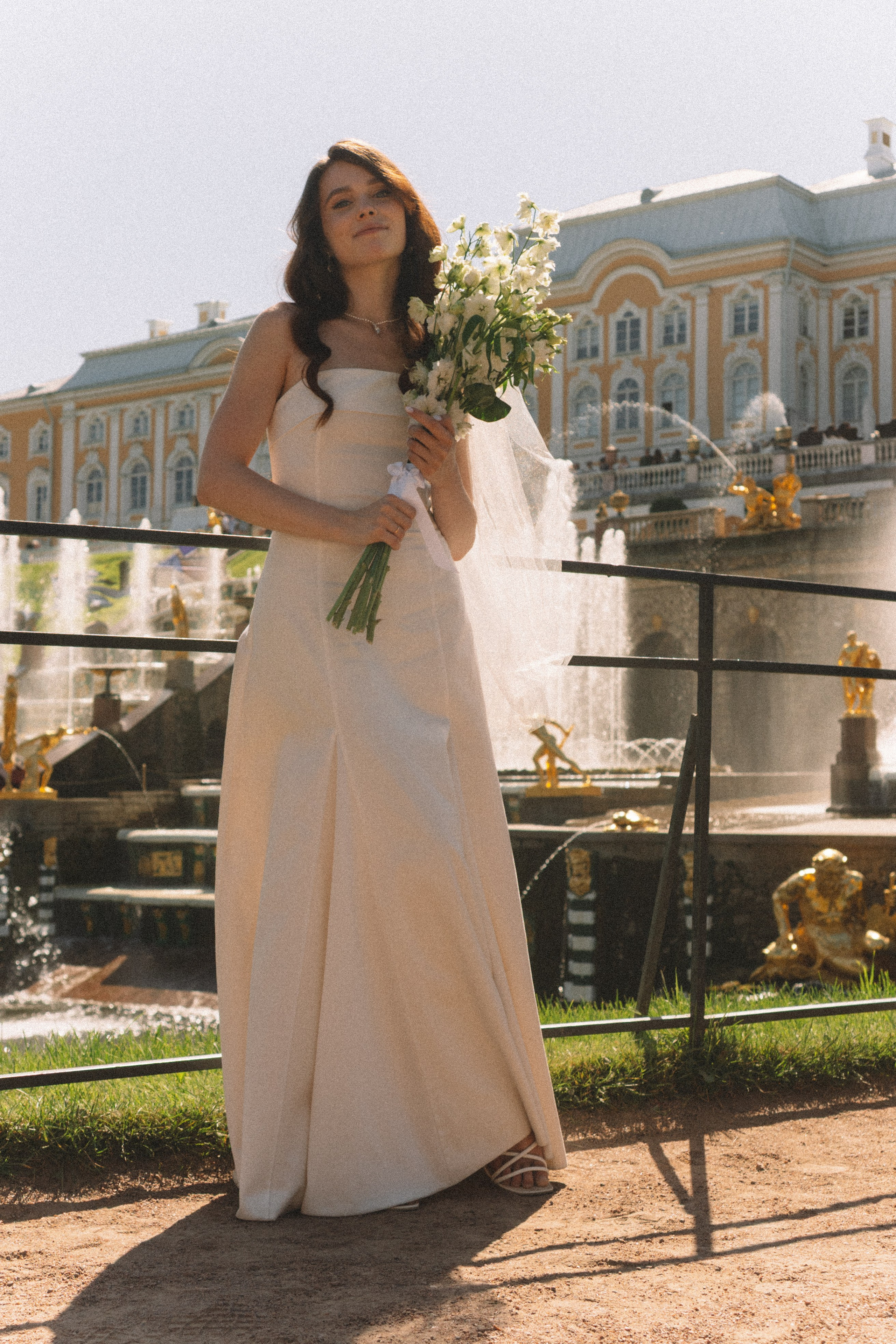 СВАДЕБНАЯ СЬЕМКА В ПЕТЕРГОФЕ И СЬЕМКА РЕПОРТАЖА В ЗАГСЕ ПЕТЕРГОФА. Профессиональный фотограф, Санкт-Петербург — Виктория Богомолова