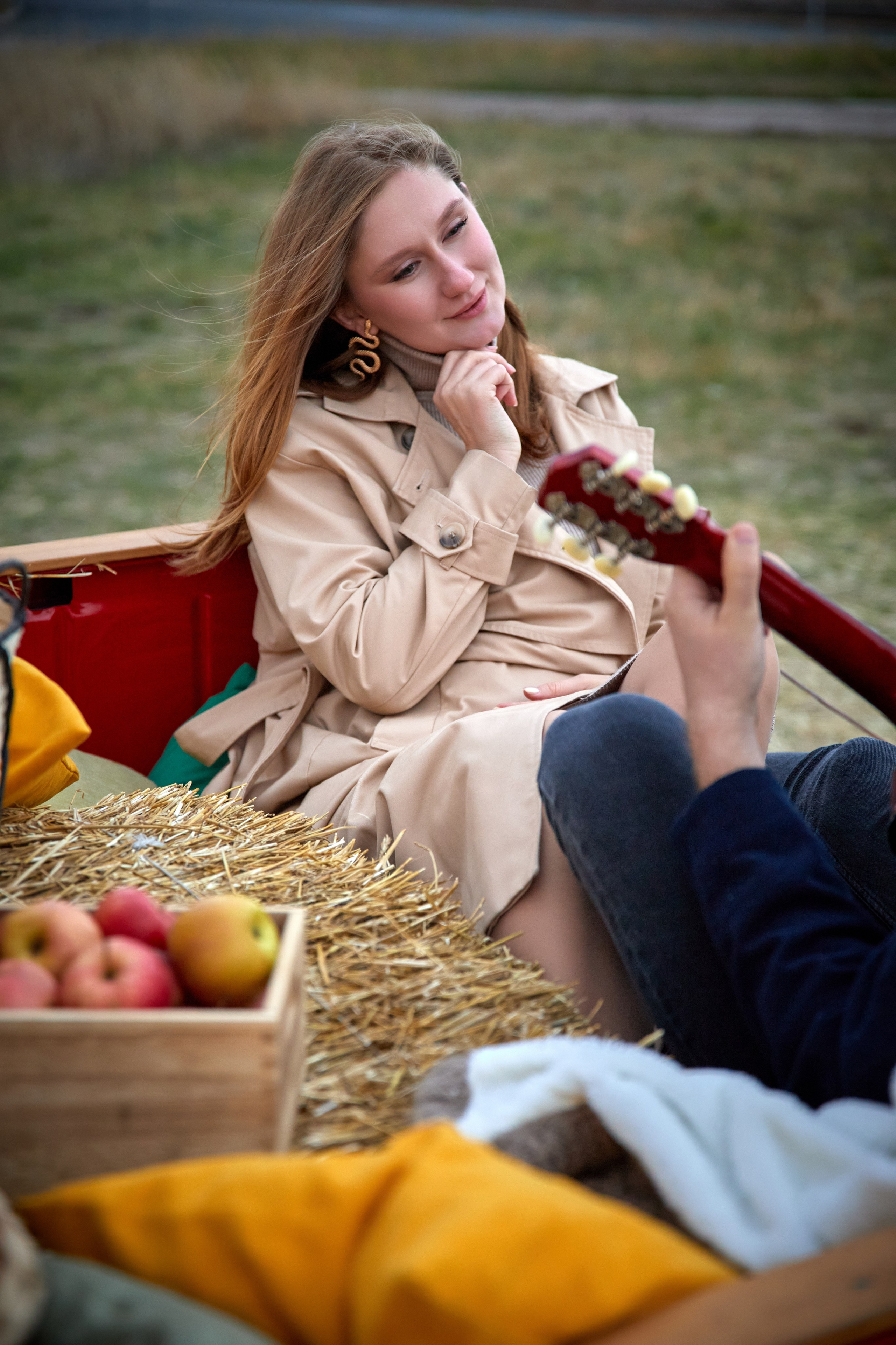 Осенняя с машиной. Фотограф в Самаре Анастасия Афанасьева